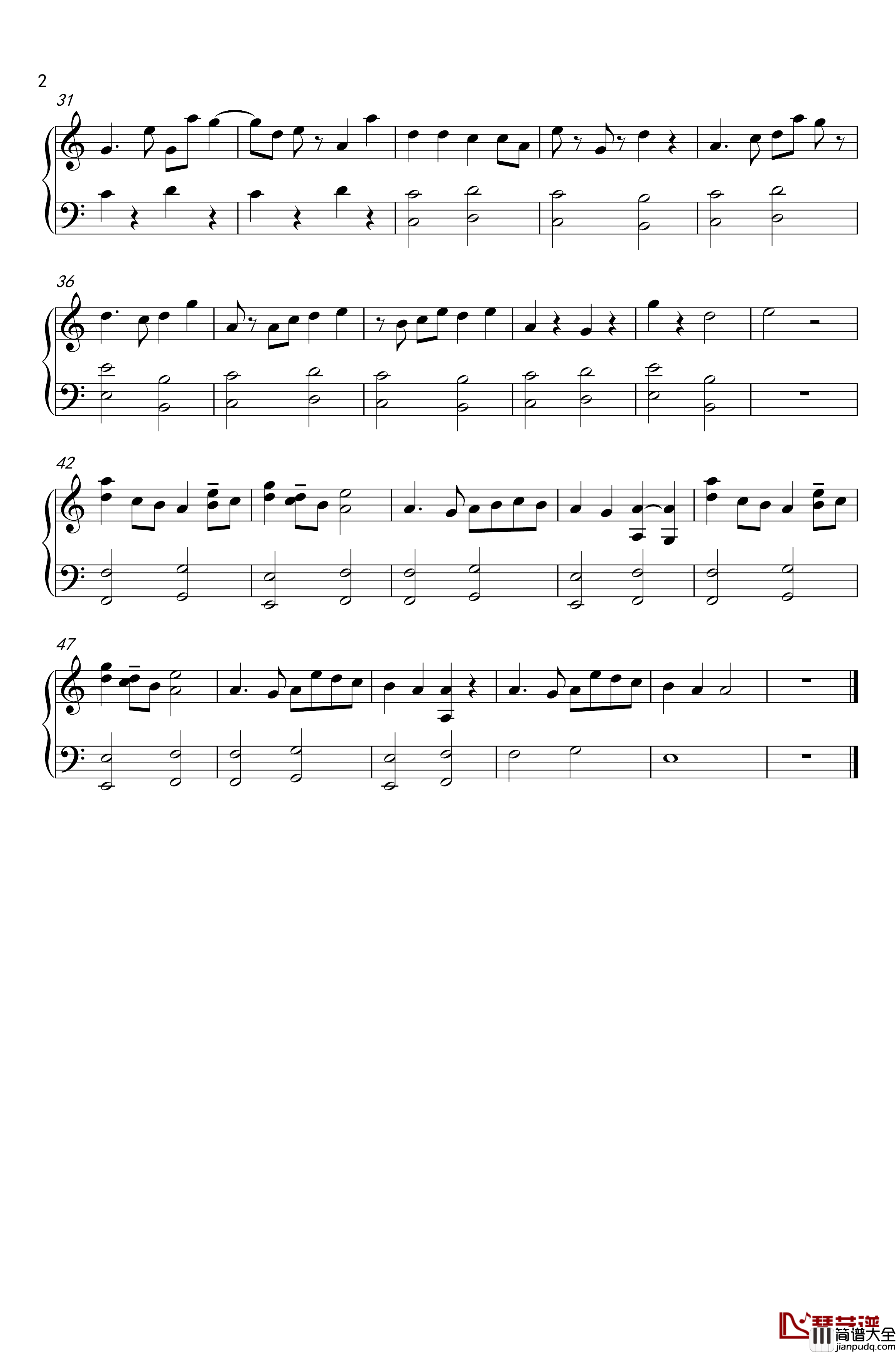 夕雾钢琴谱_晚雾_RADWIMPS