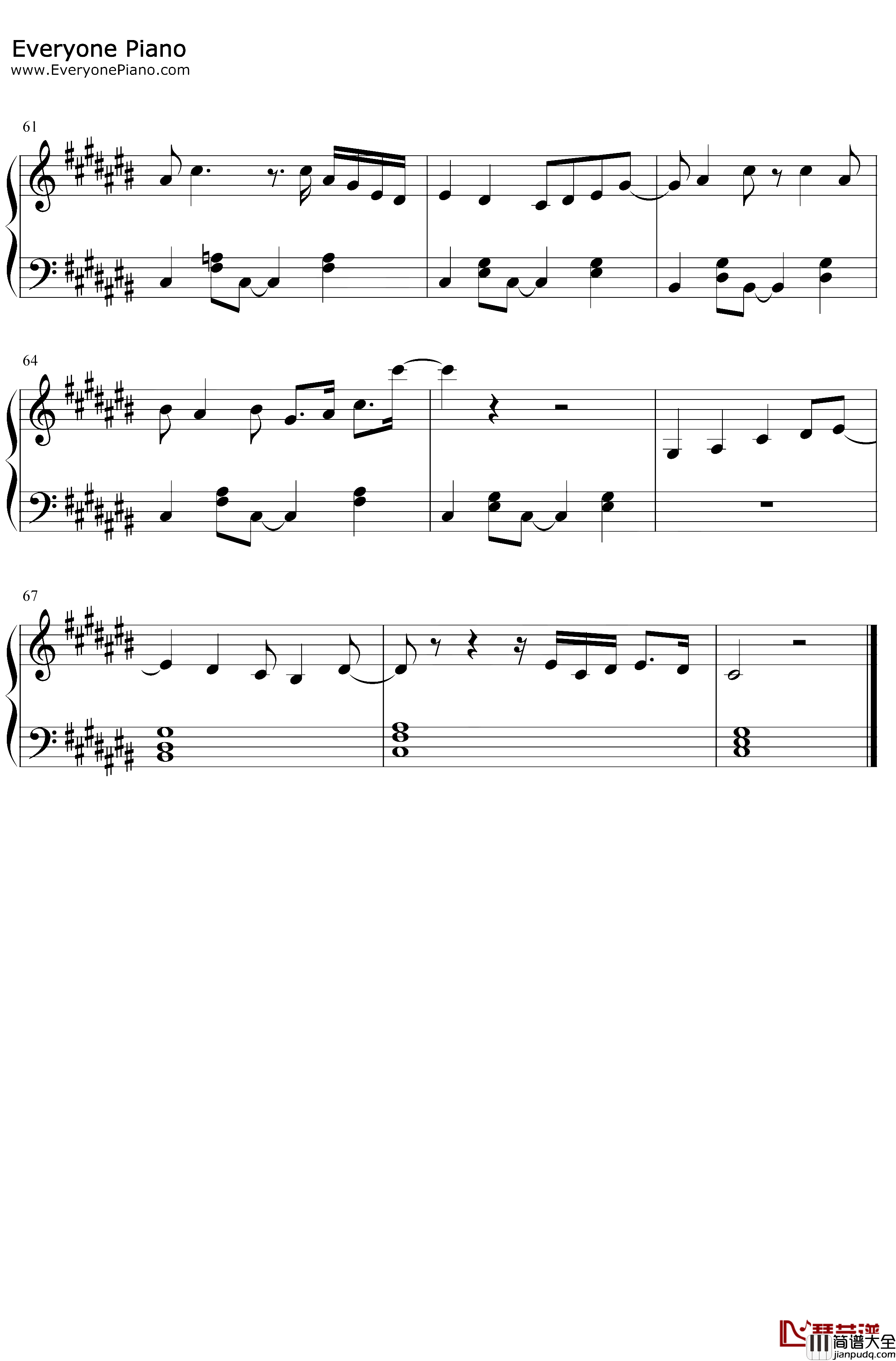 Christmas_Without_You钢琴谱_AvaMax_AvaMax