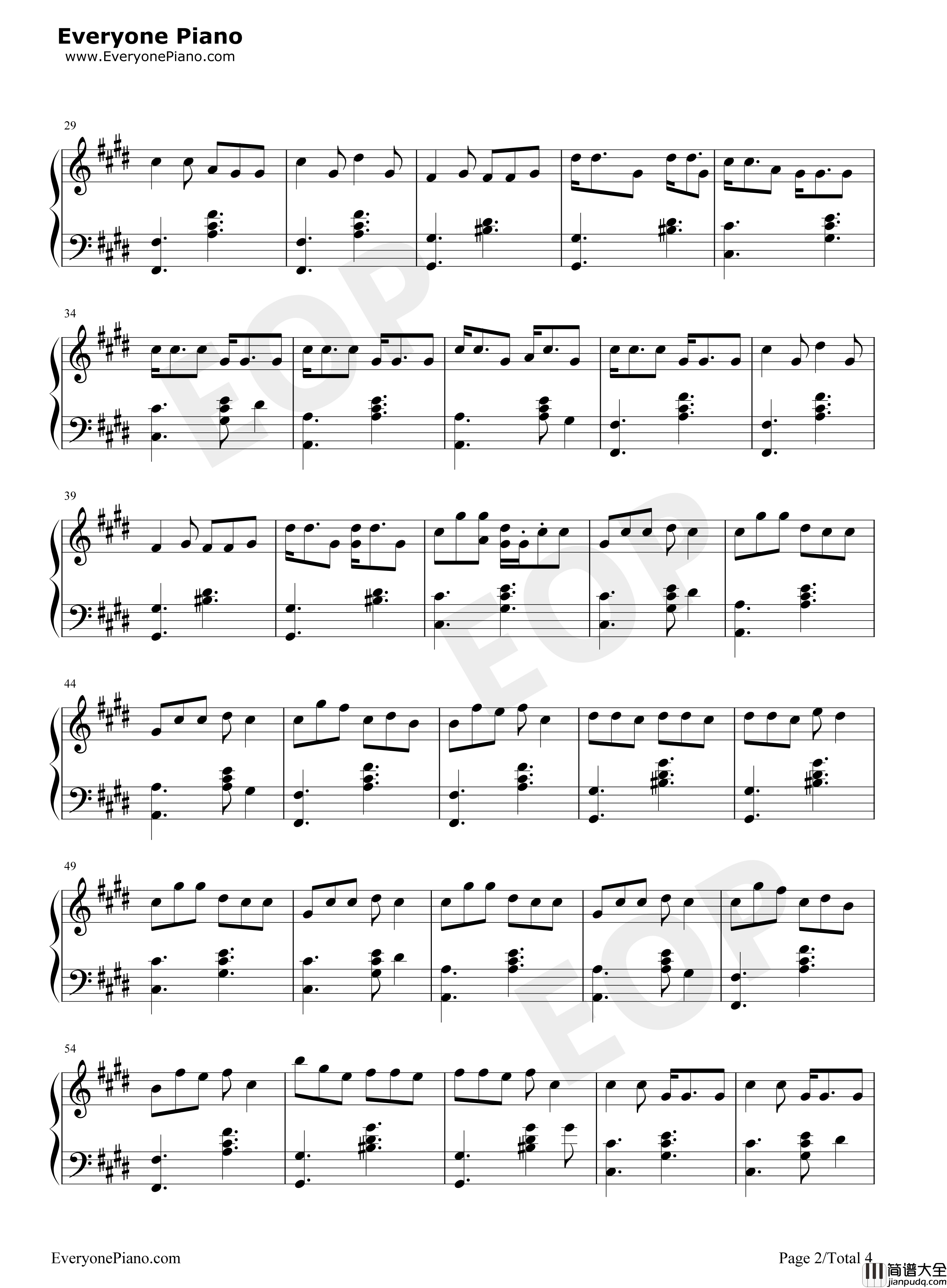 7_Rings钢琴谱_Ariana_Grande