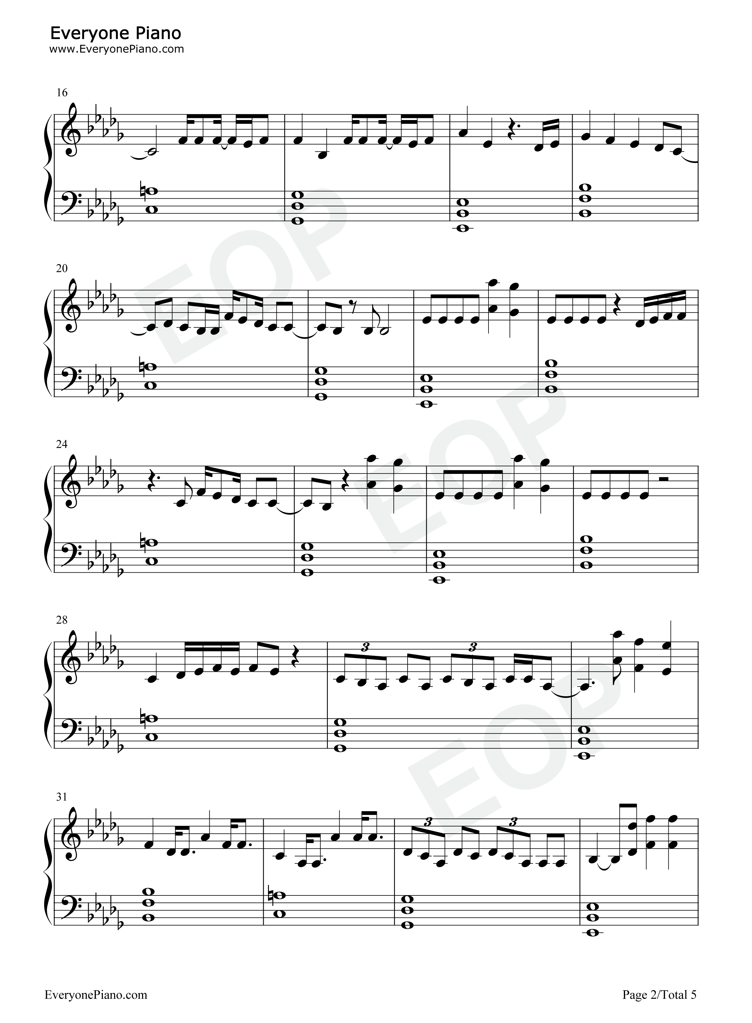 Motive钢琴谱_Ariana_Grande_Doja_Cat