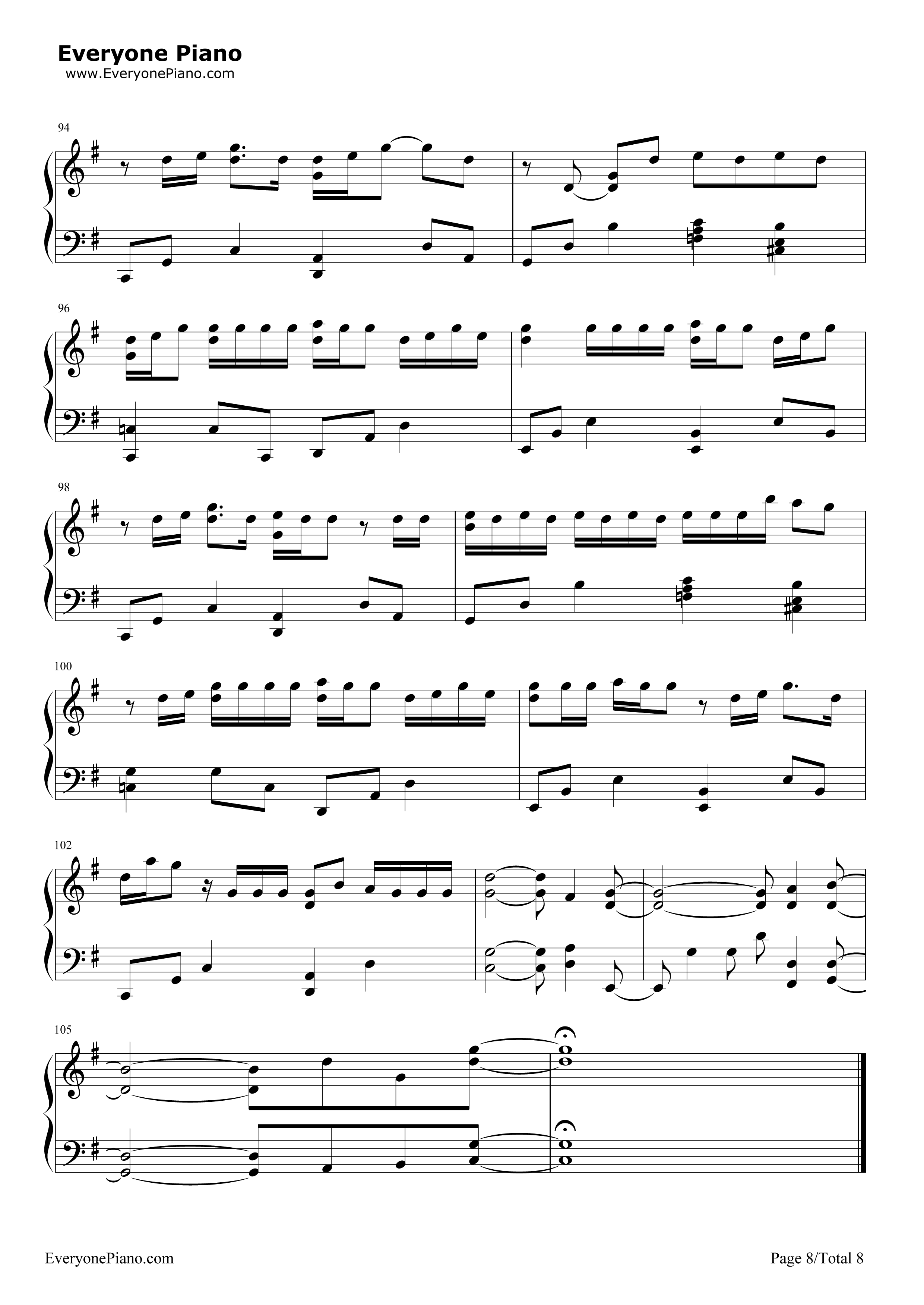 なんでもないや钢琴谱_RADWIMPS