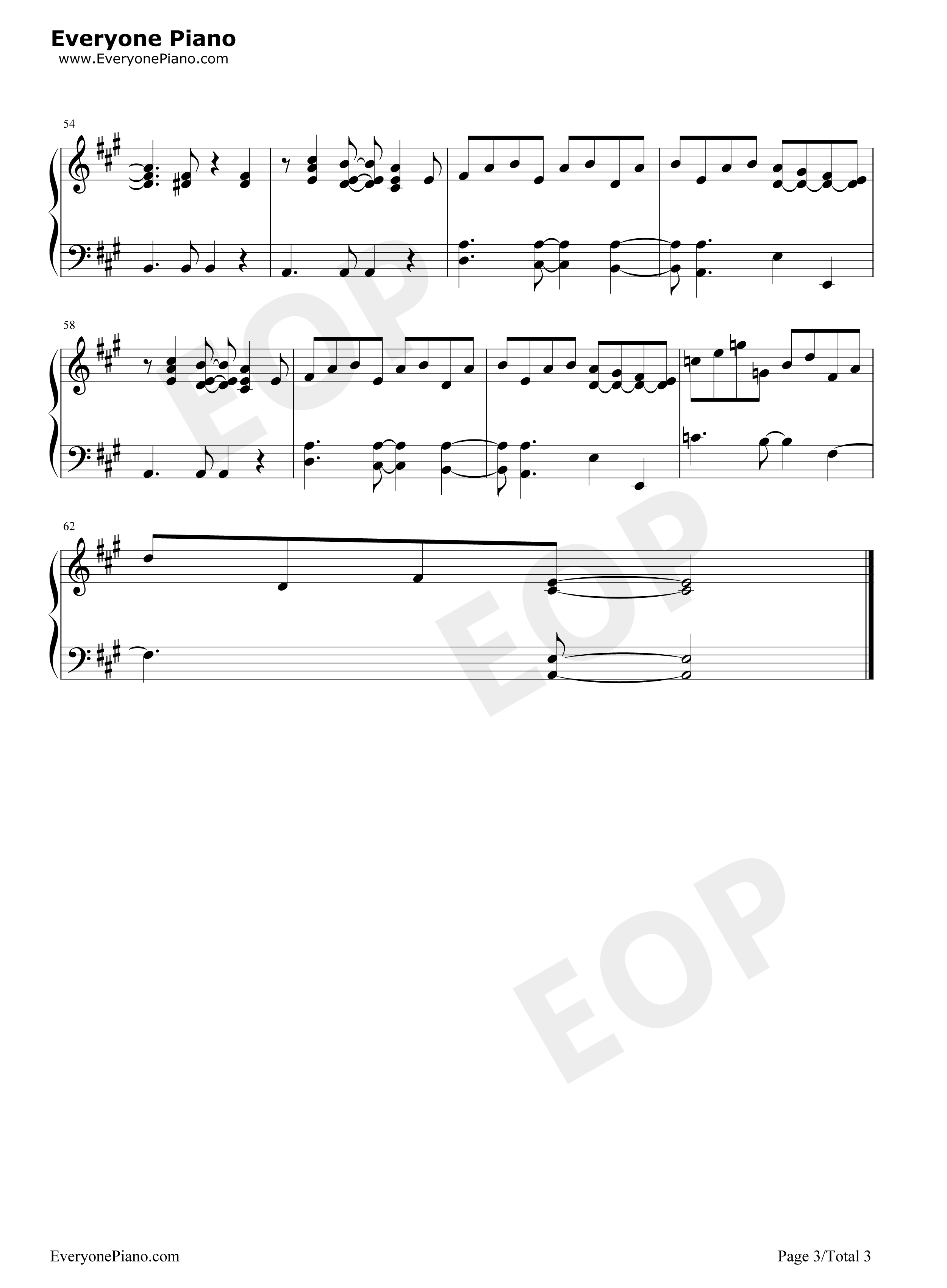 Here_Comes_the_Sun钢琴谱_The_Beatles