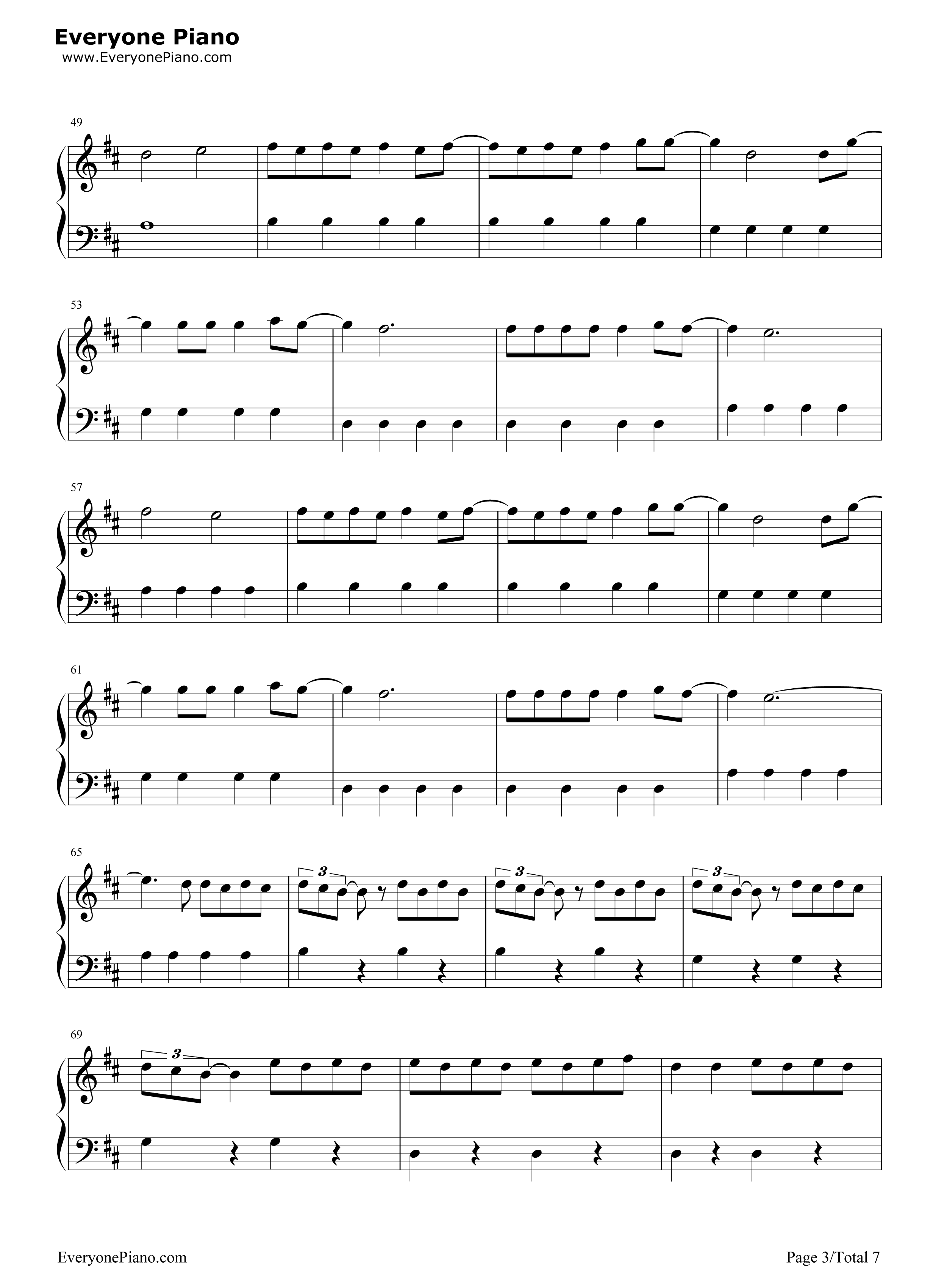 Despacito简单版钢琴谱_Luis_Fonsi
