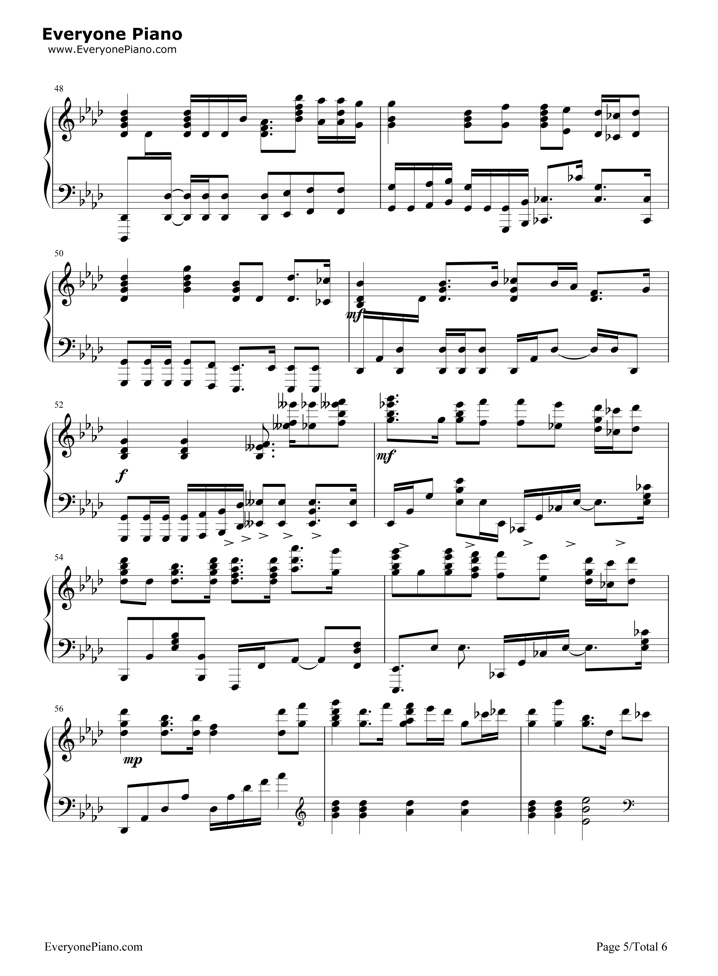 You_Raise_Me_Up钢琴谱_Josh_Groban