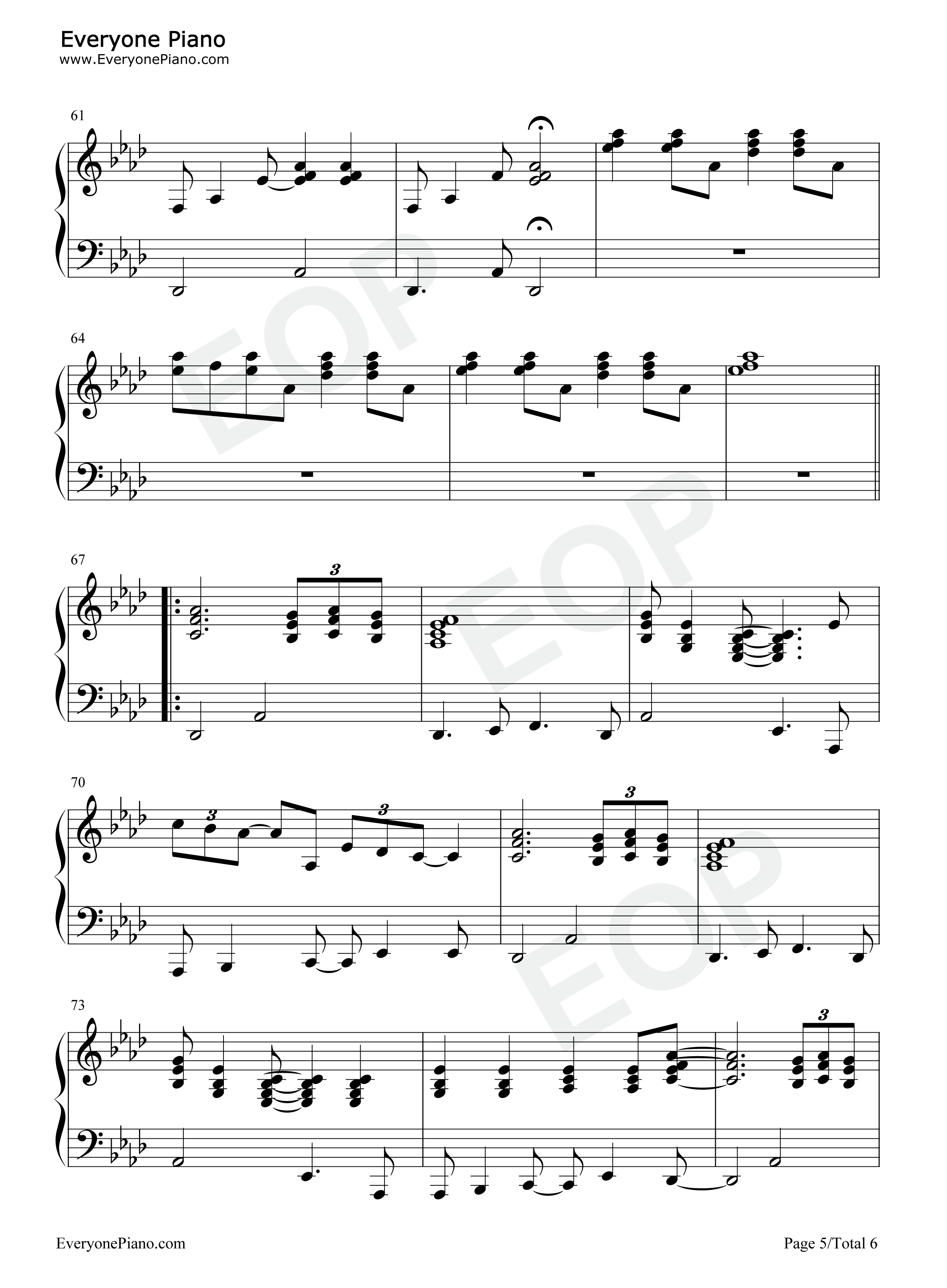 Close_To_You钢琴谱_The_Carpenters