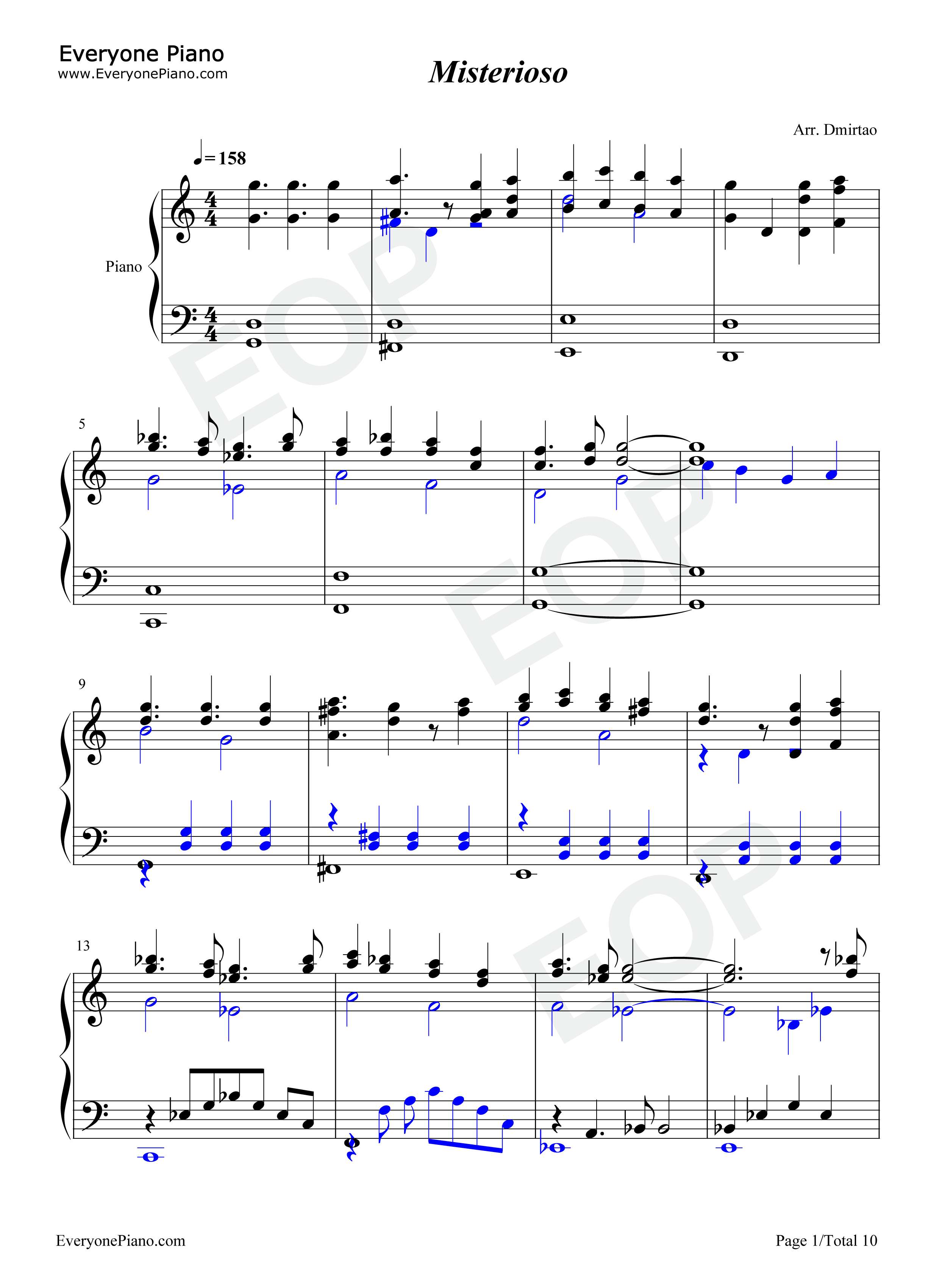 Misterioso钢琴谱_Kalafina
