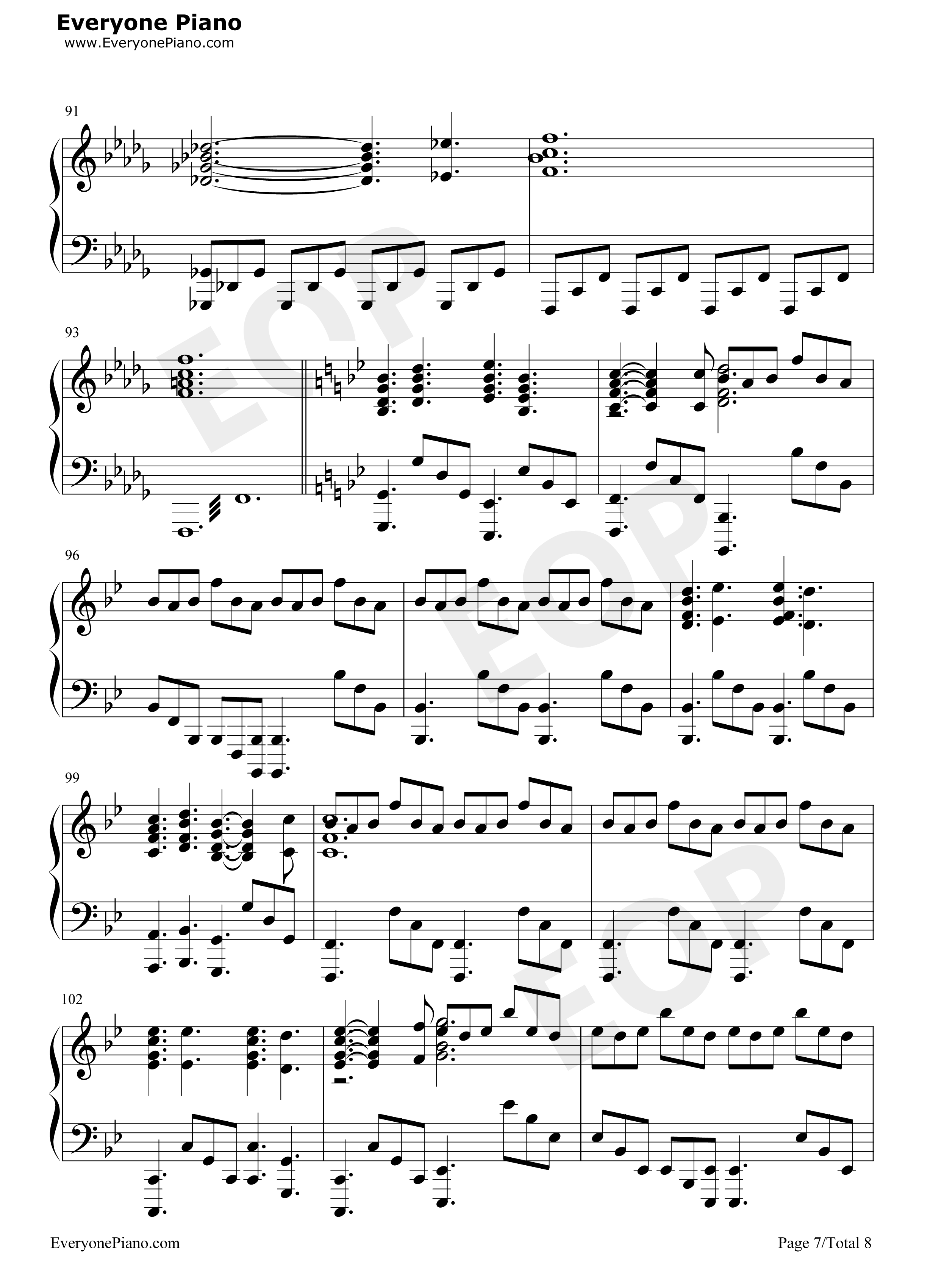 Sogno_di_Volare钢琴谱_Christopher_Tin