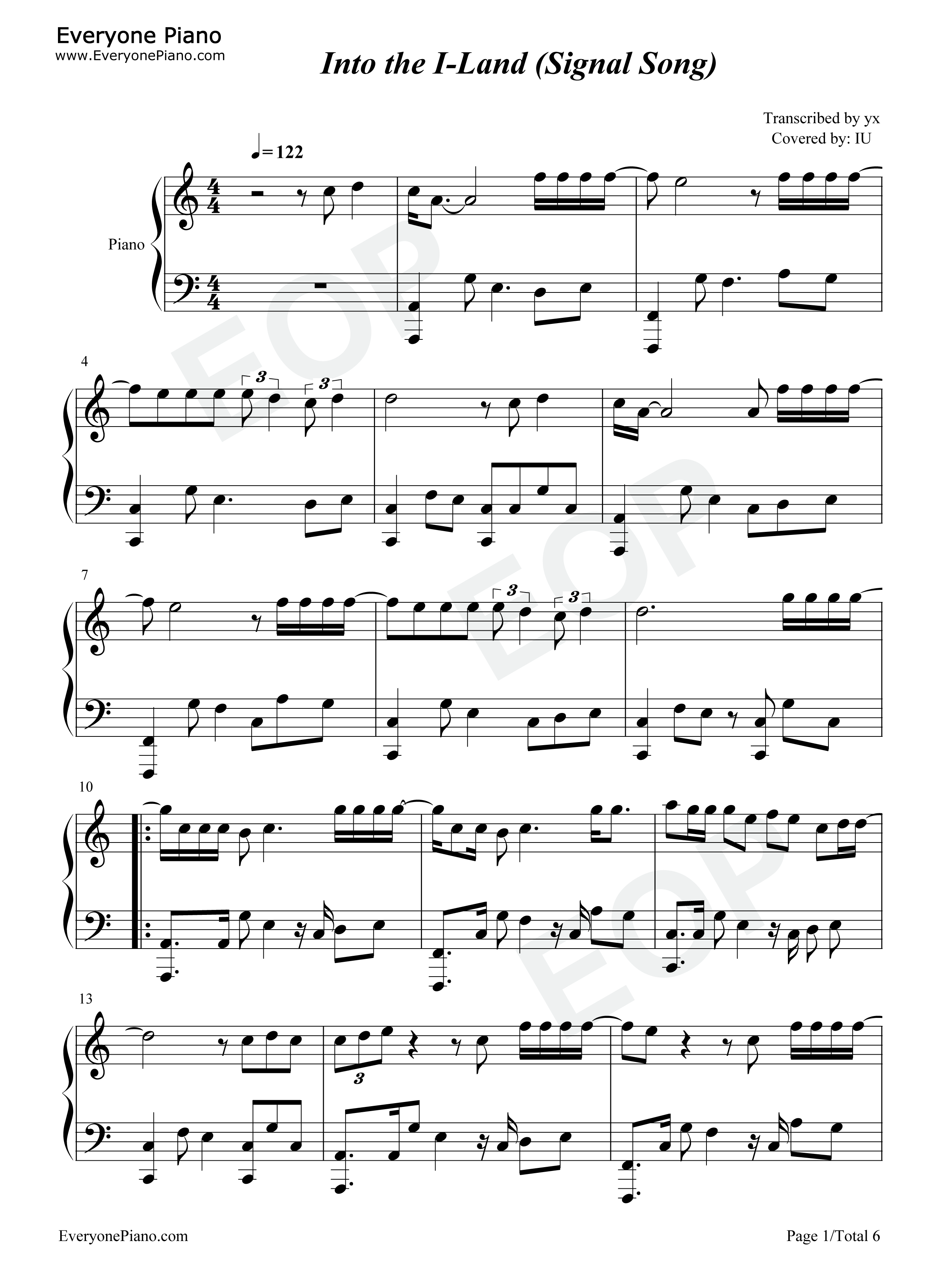Into_the_I钢琴谱_IU