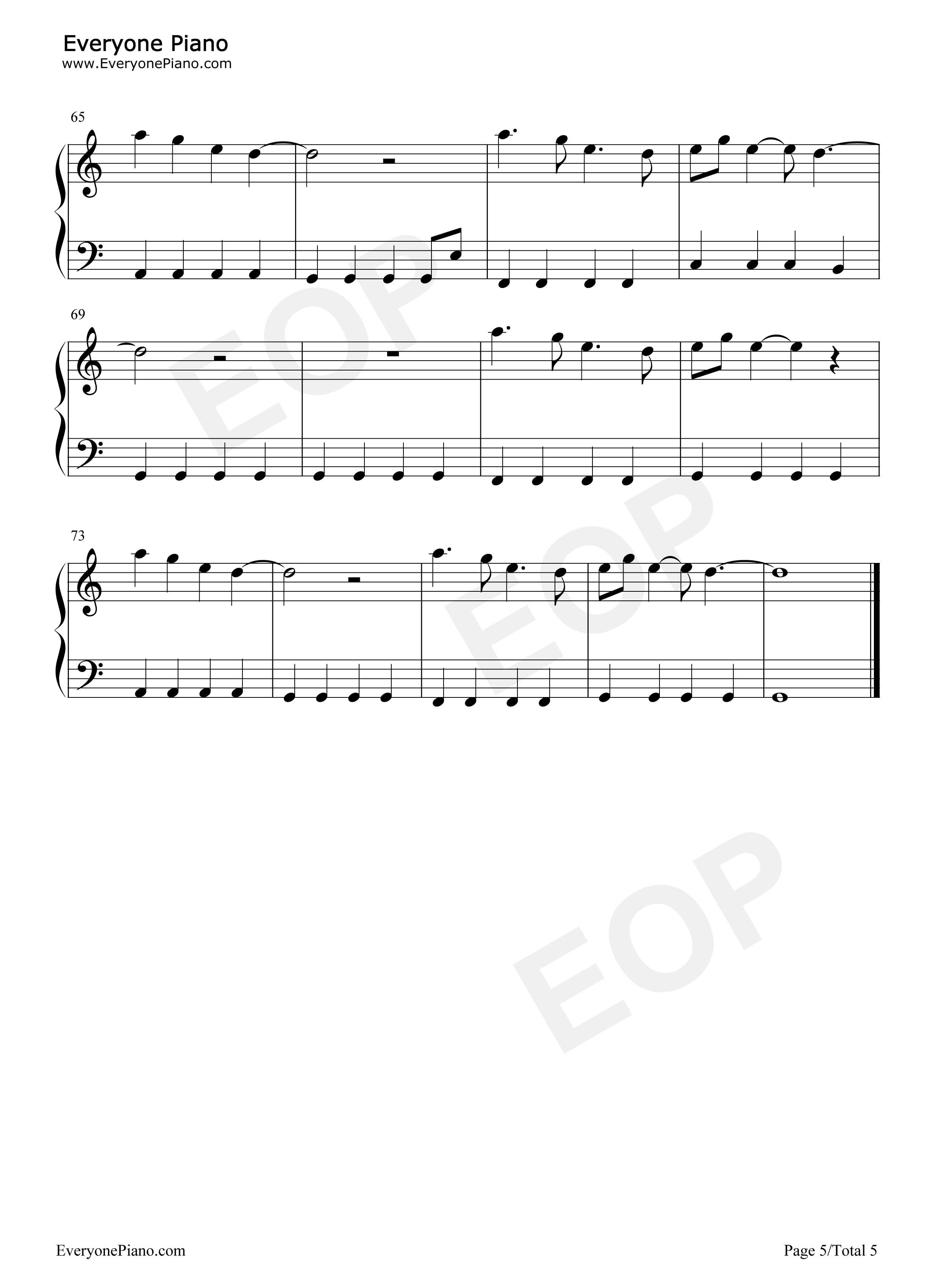 Home钢琴谱_Phillip_Phillips