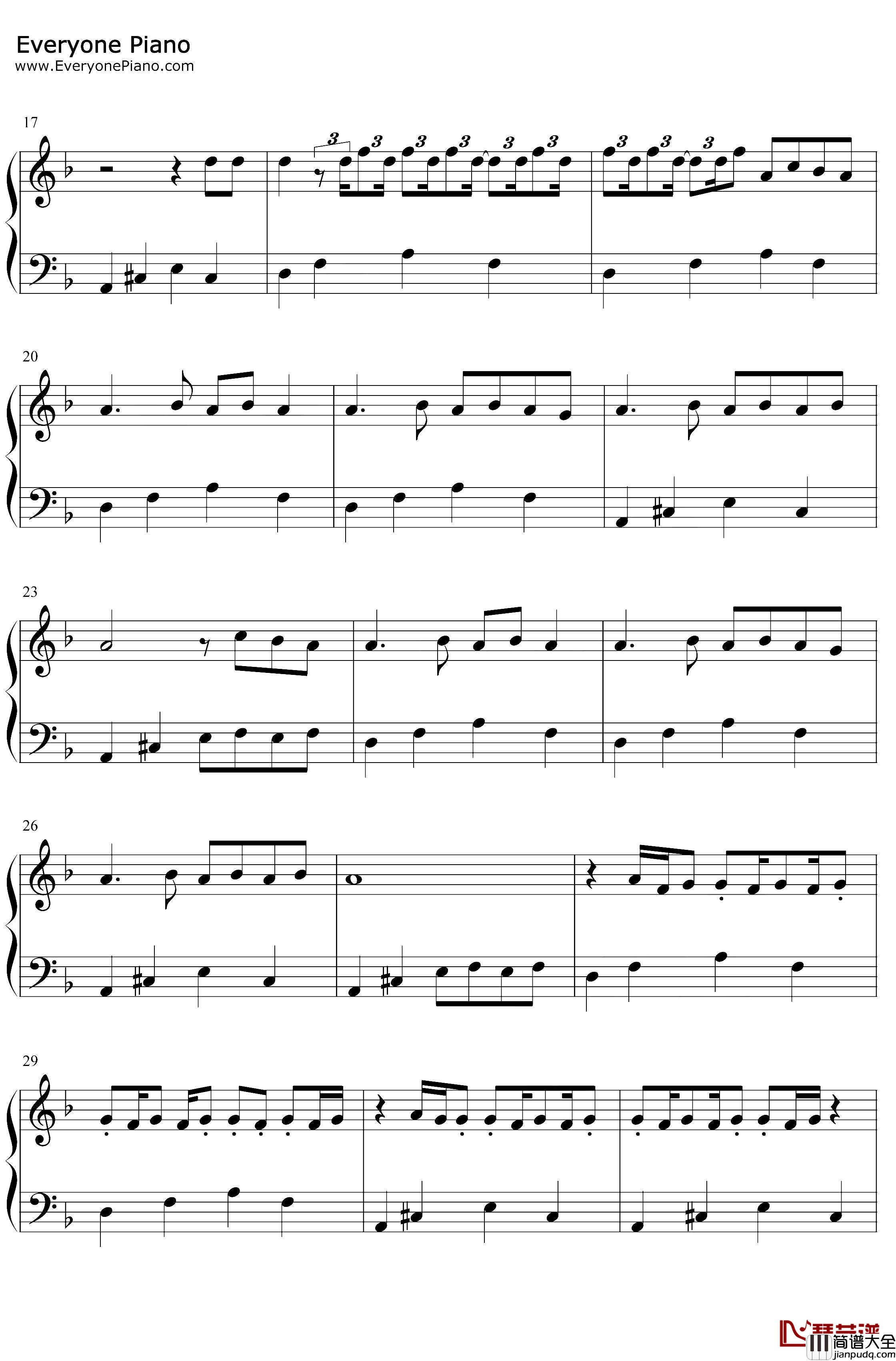 Therefore_I_Am钢琴谱_BillieEilish