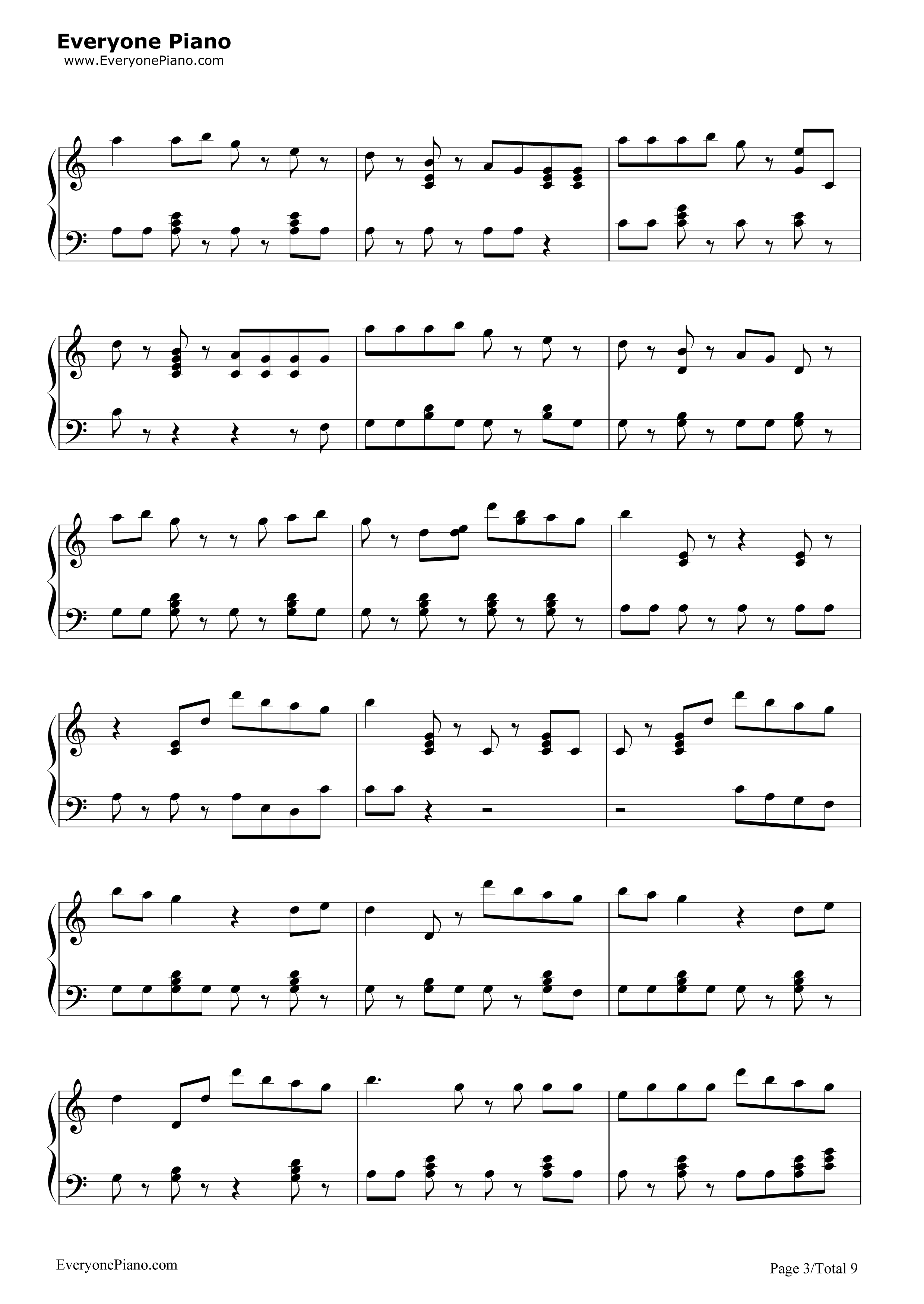 Shake_It_Off钢琴谱_Taylor_Swift