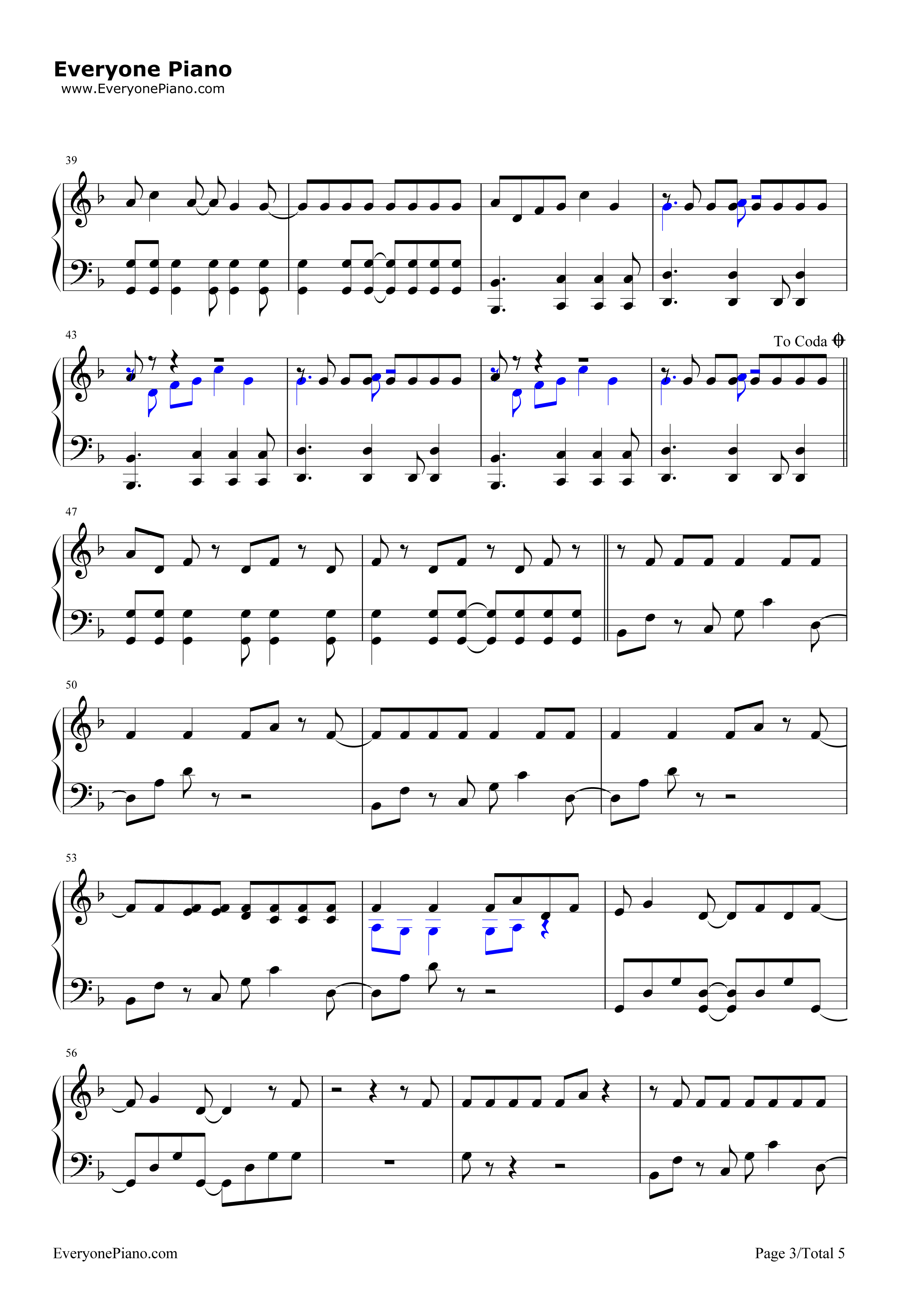 On_My_Mind钢琴谱_Ellie_Goulding