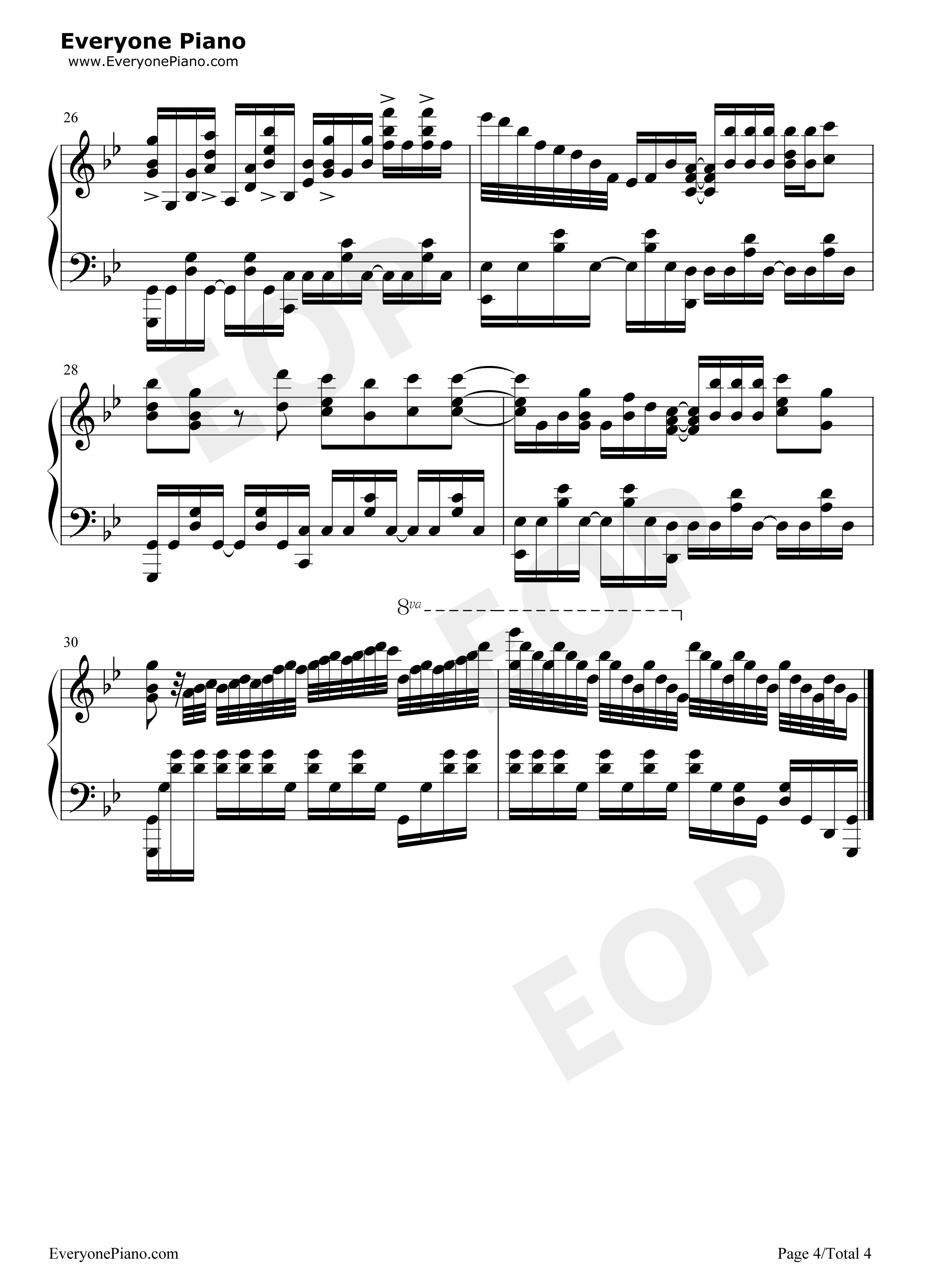 FLARE钢琴谱_Void_Chords_LIO