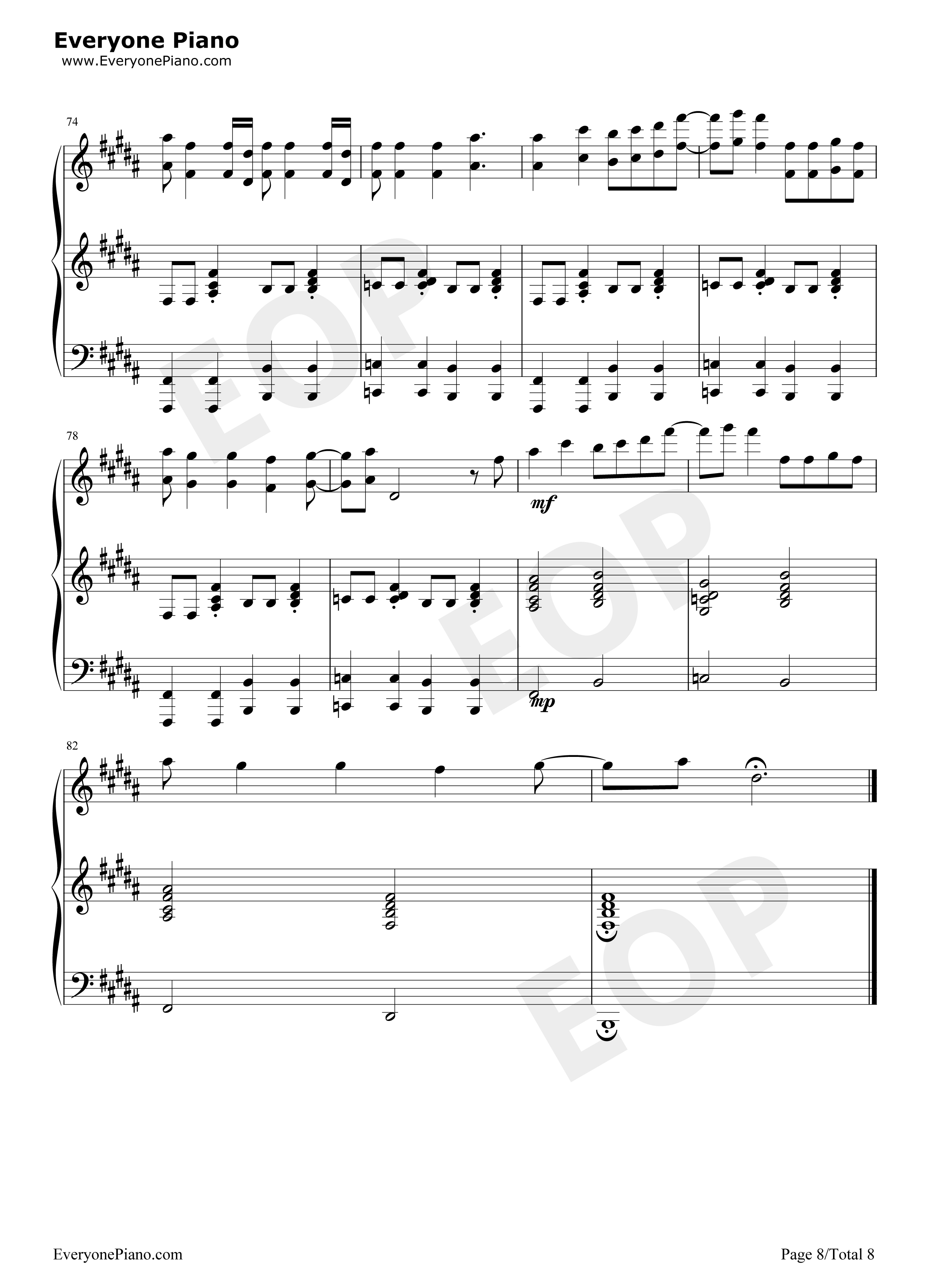 All_Star钢琴谱_Smash_Mouth