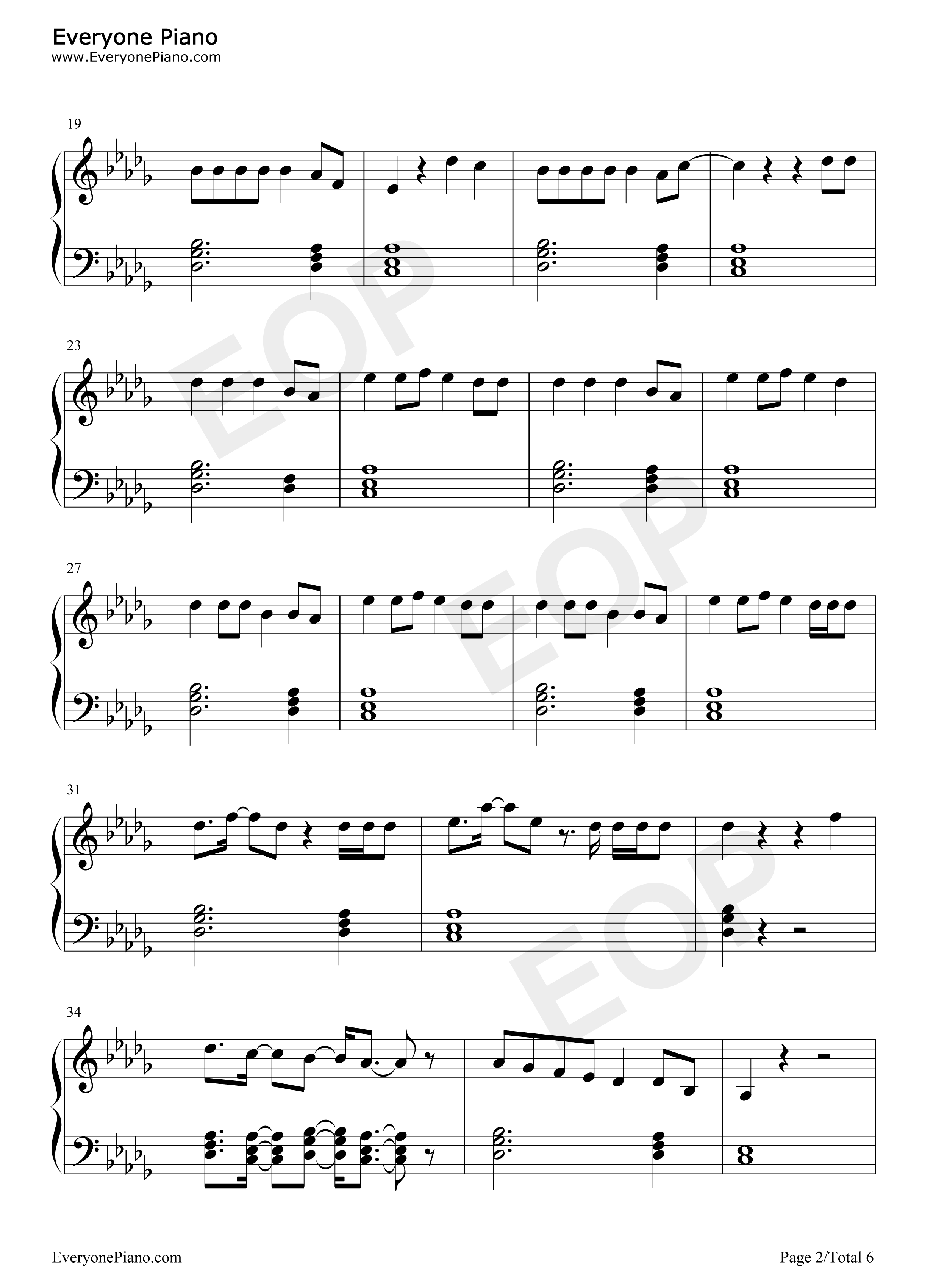 Best_Song_Ever钢琴谱_One_Direction