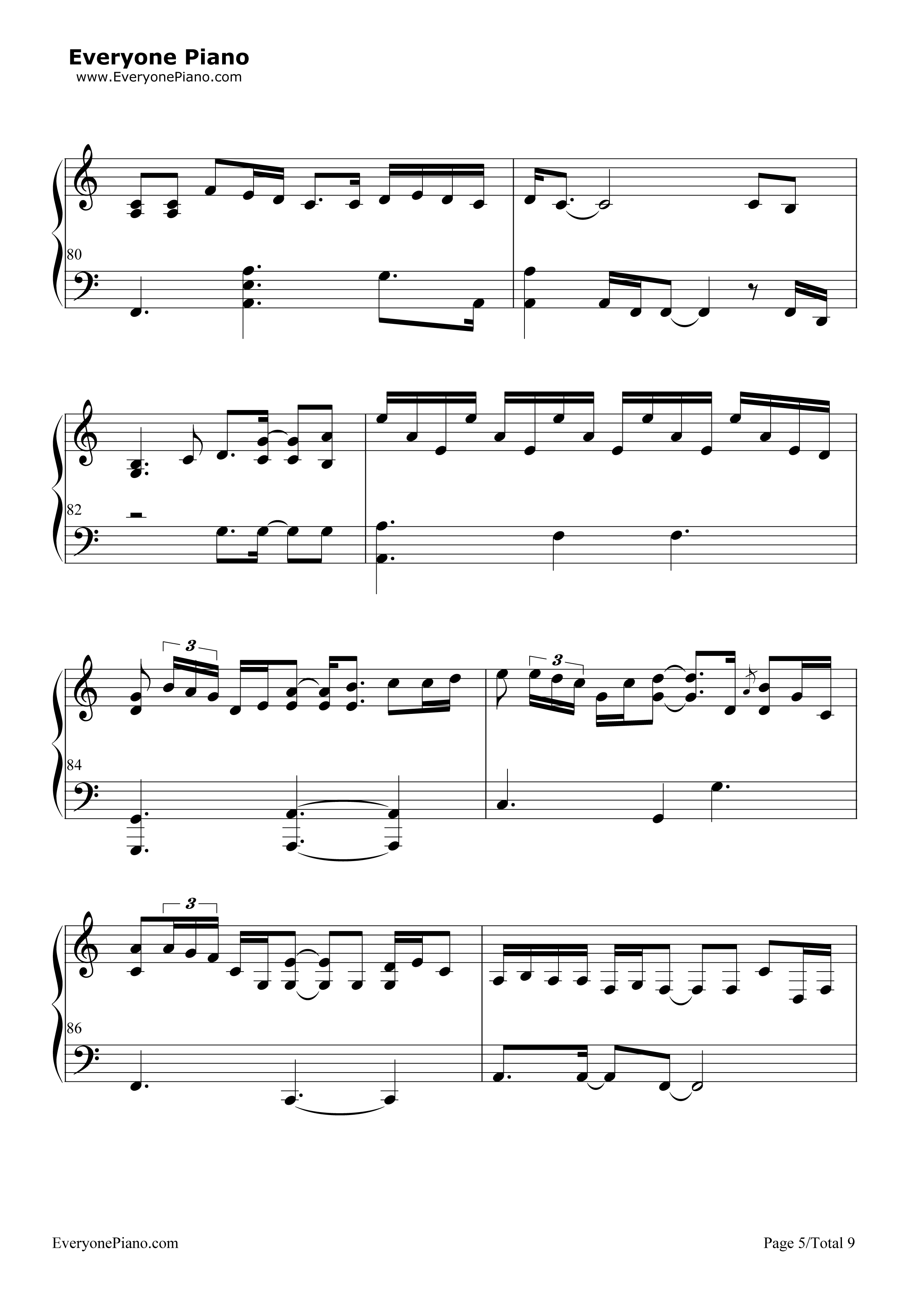 Listen_To_Your_Heart（倾听你的心声）钢琴谱_Roxette