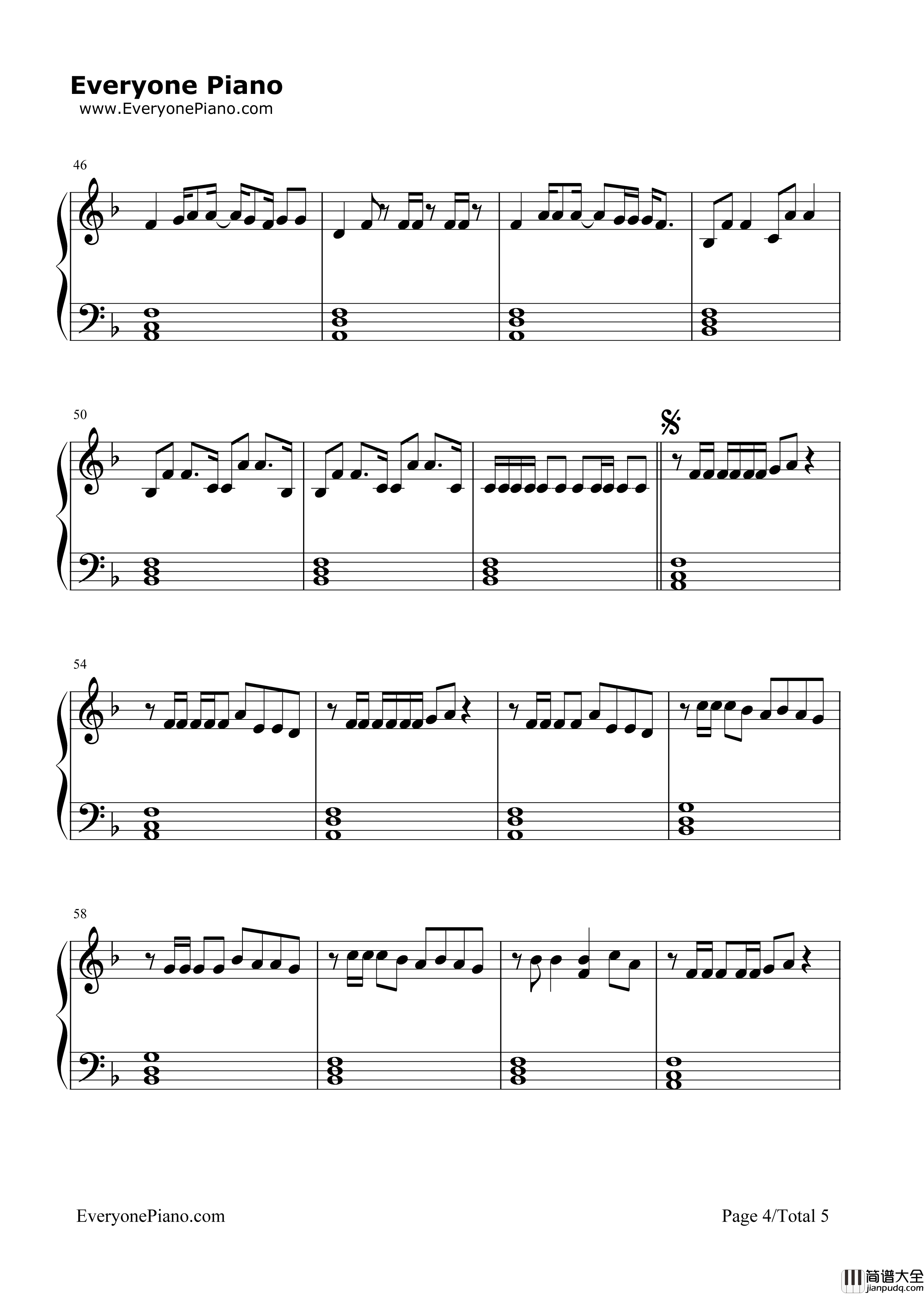 Blank_Space钢琴谱_Taylor_Swift