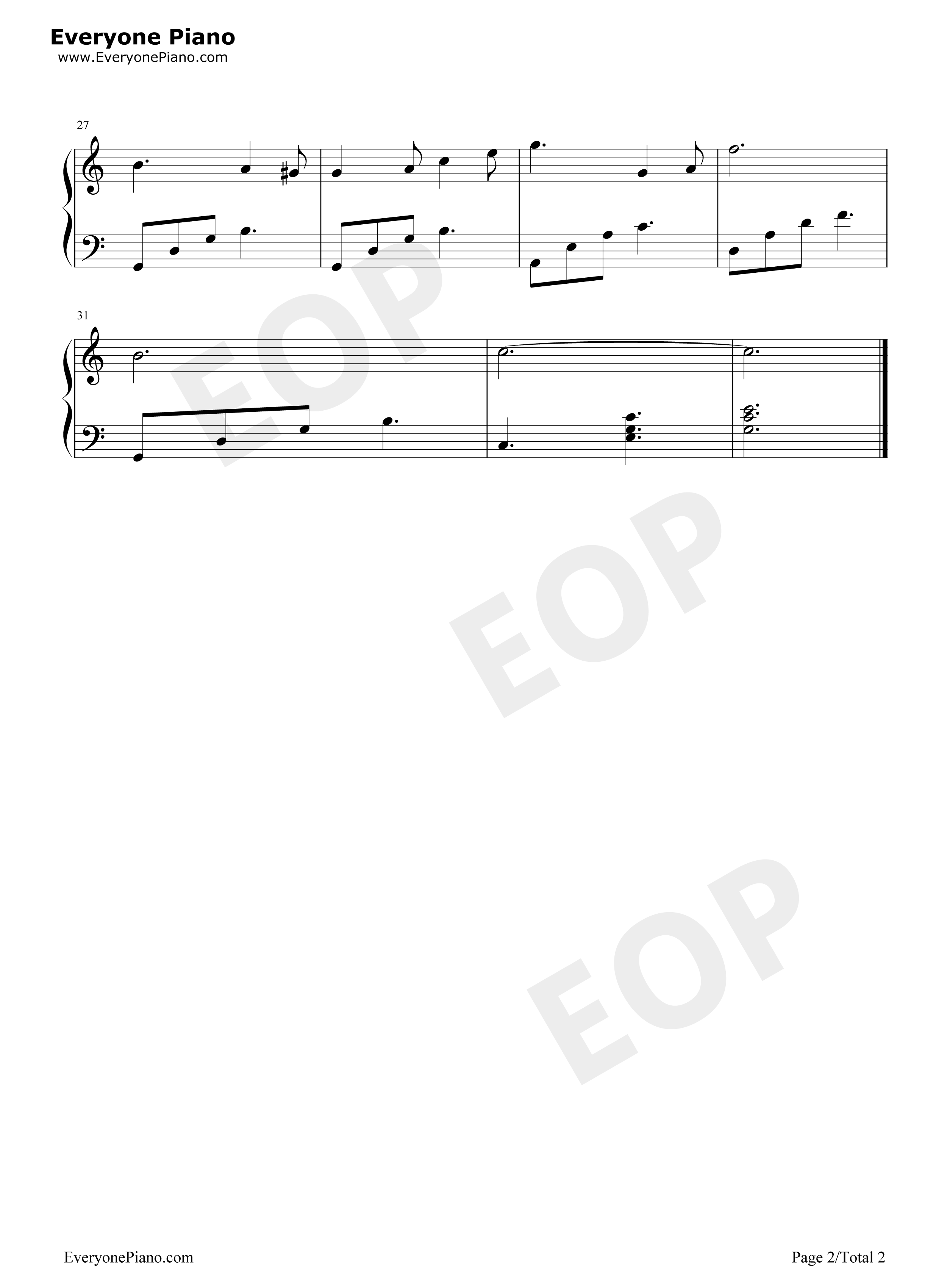It's_Beginning_to_Look_a_Lot_Like_Christmas钢琴谱_Meredith_Willson