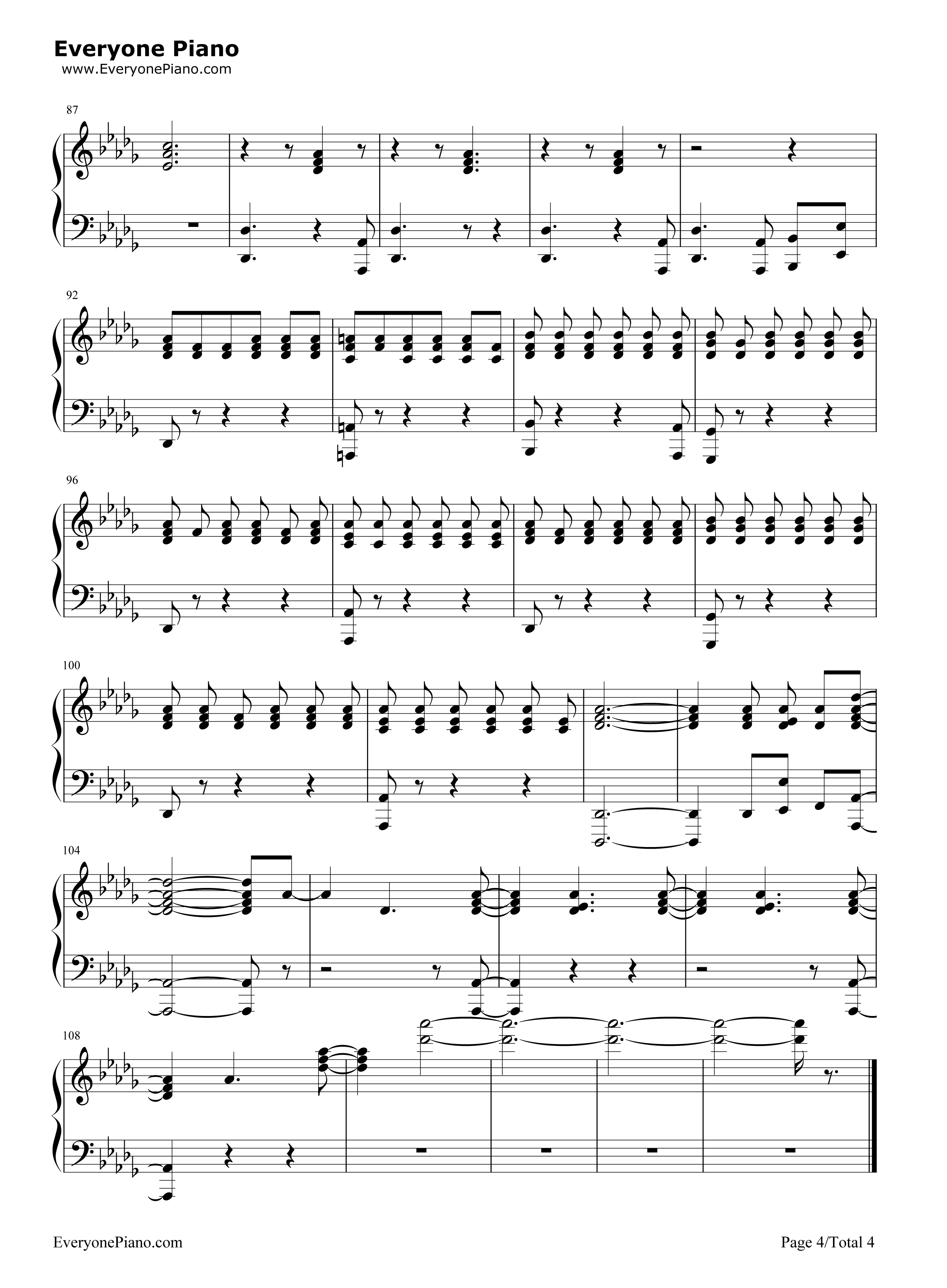 One_Last_Song钢琴谱_Sam_Smith