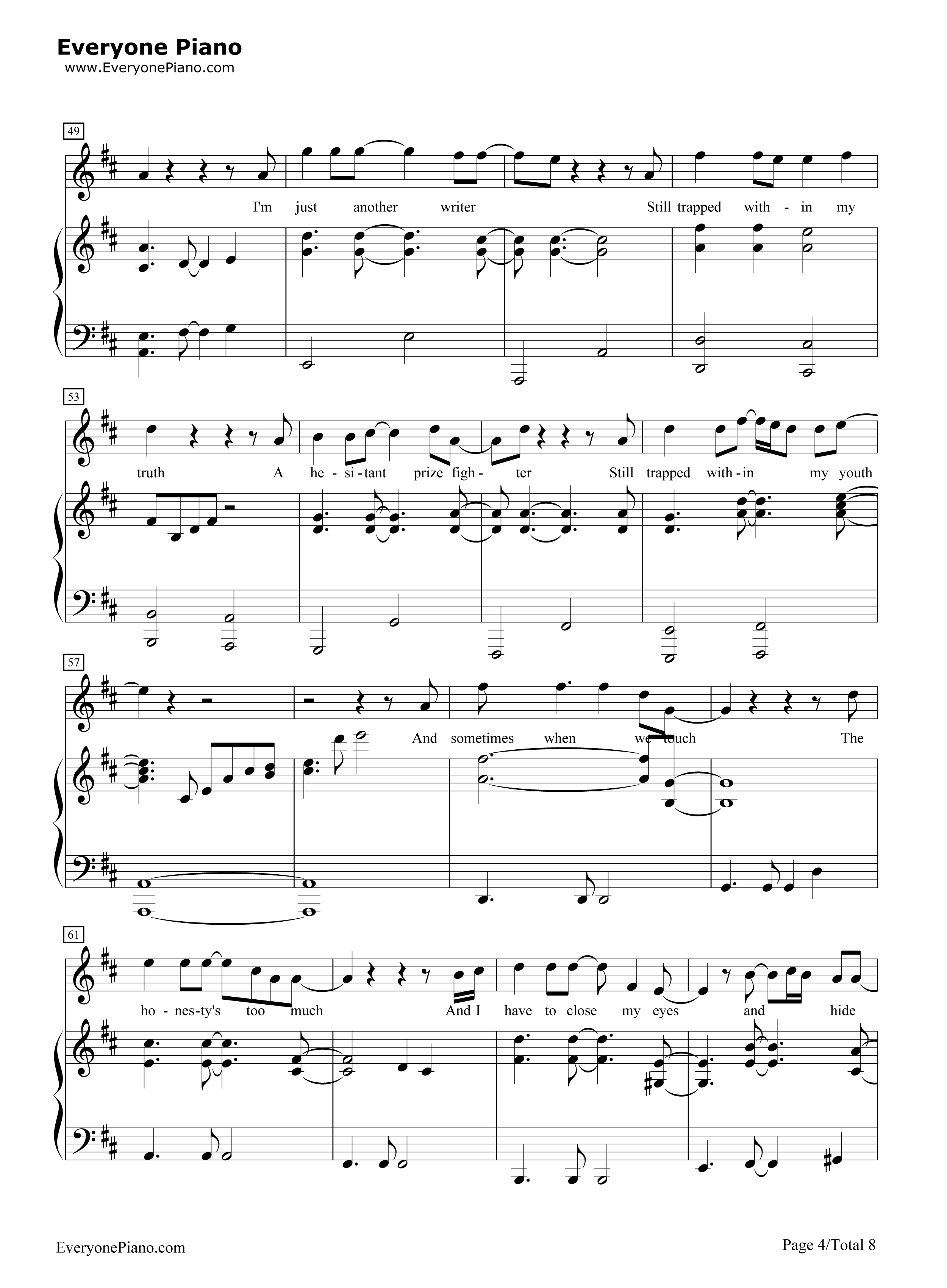 Sometimes_When_We_Touch钢琴谱_Dan_Hill