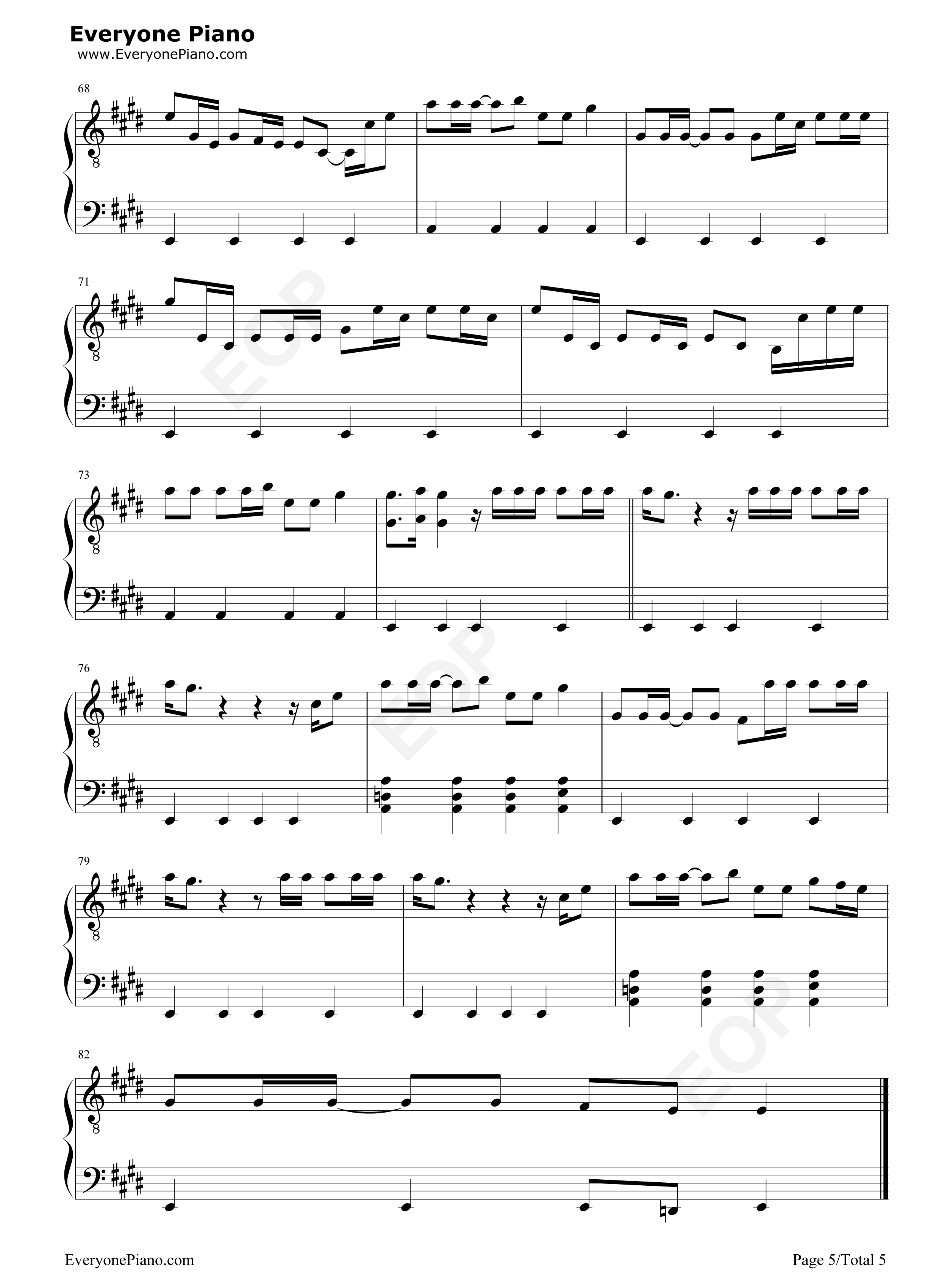 What_a_Man_Gotta_Do钢琴谱_Jonas_Brothers