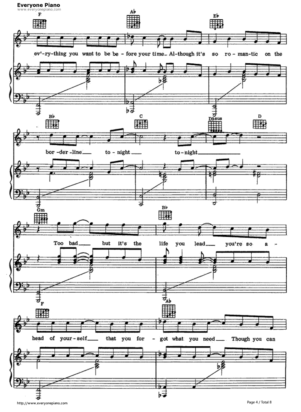 Vienna钢琴谱_Billy_Joel__　比利·乔尔
