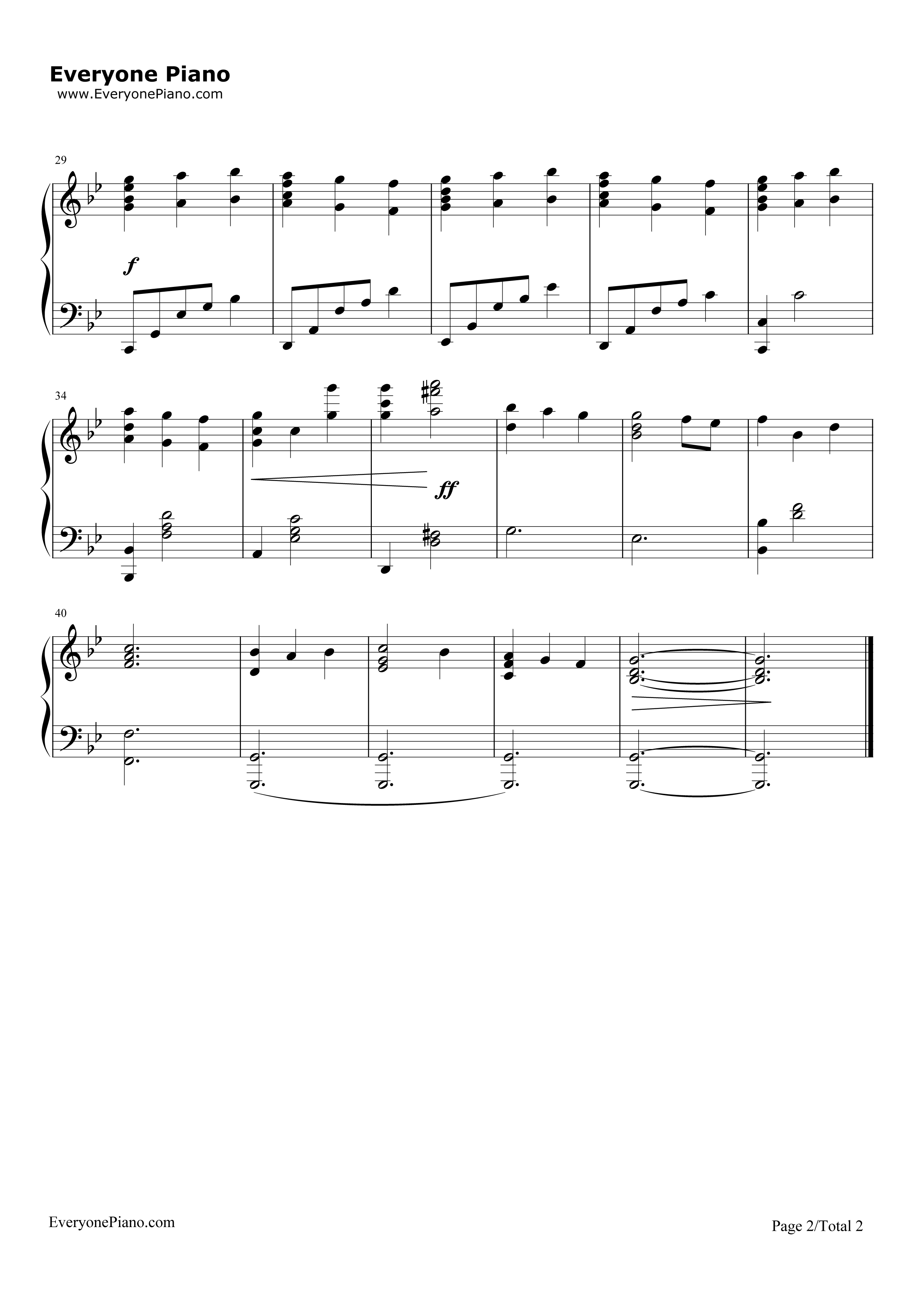 Tears_In_Rain钢琴谱_主君的太阳