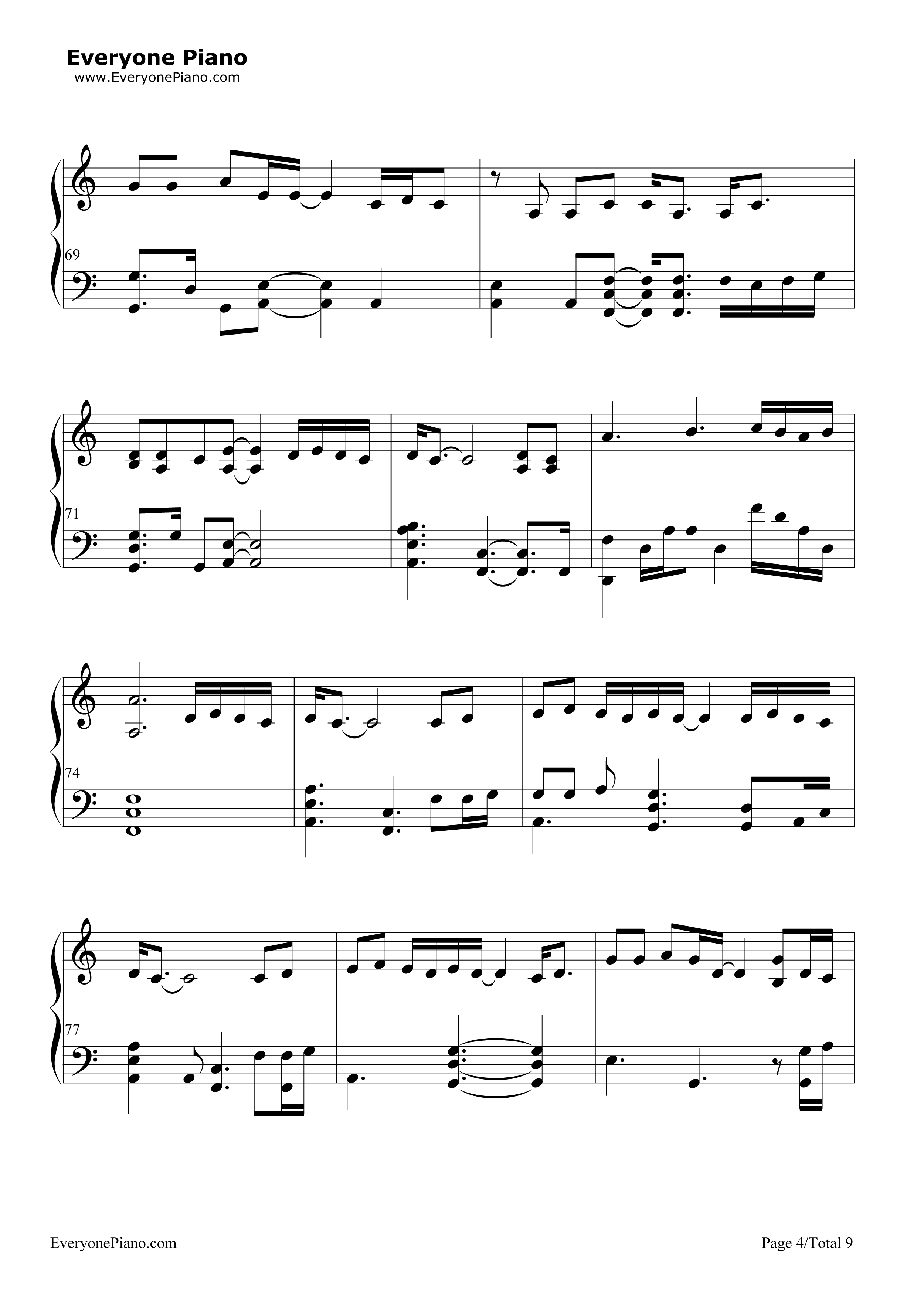 Listen_To_Your_Heart（倾听你的心声）钢琴谱_Roxette