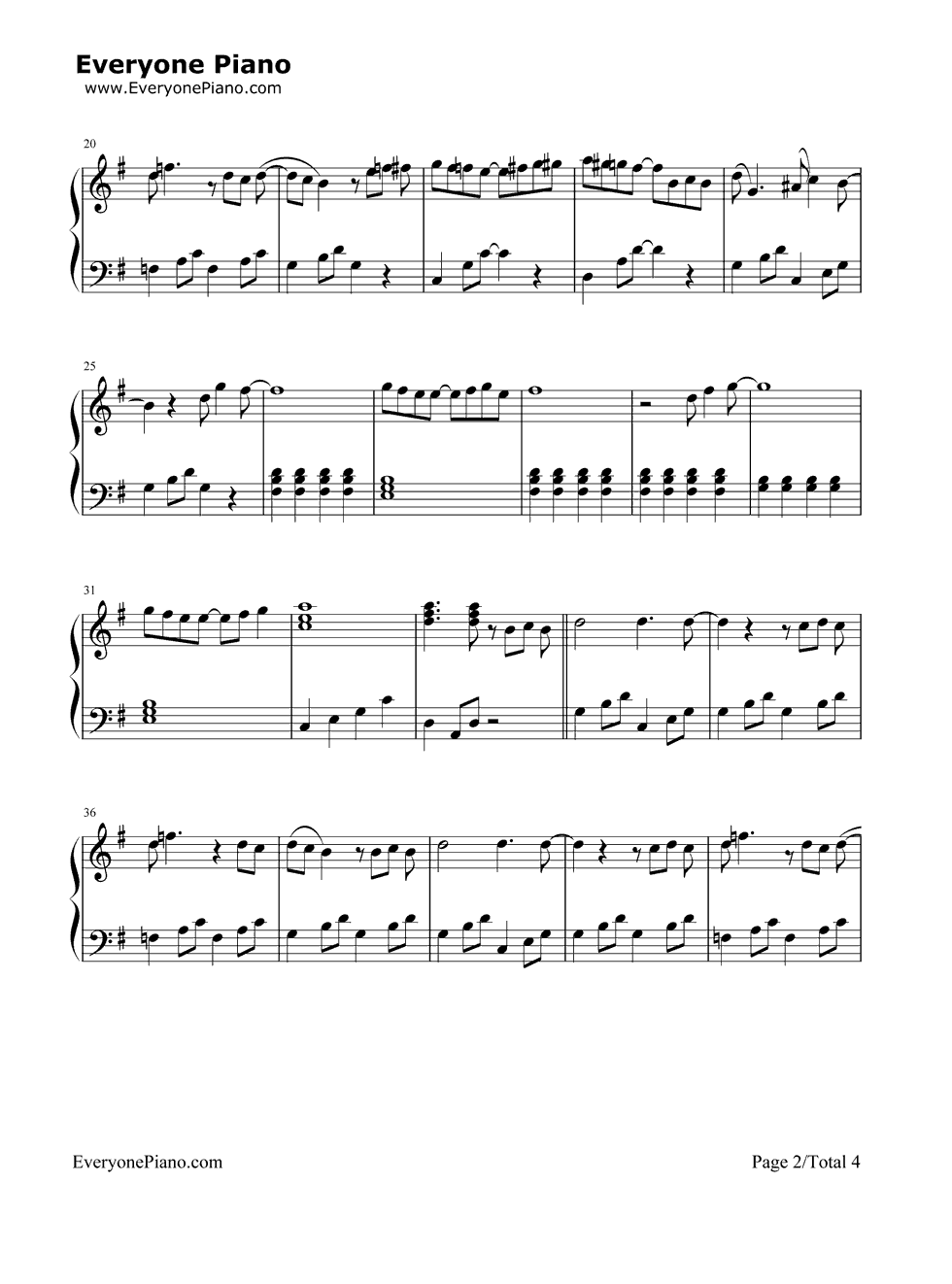 A_Hard_Day's_Night钢琴谱_The_Beatles