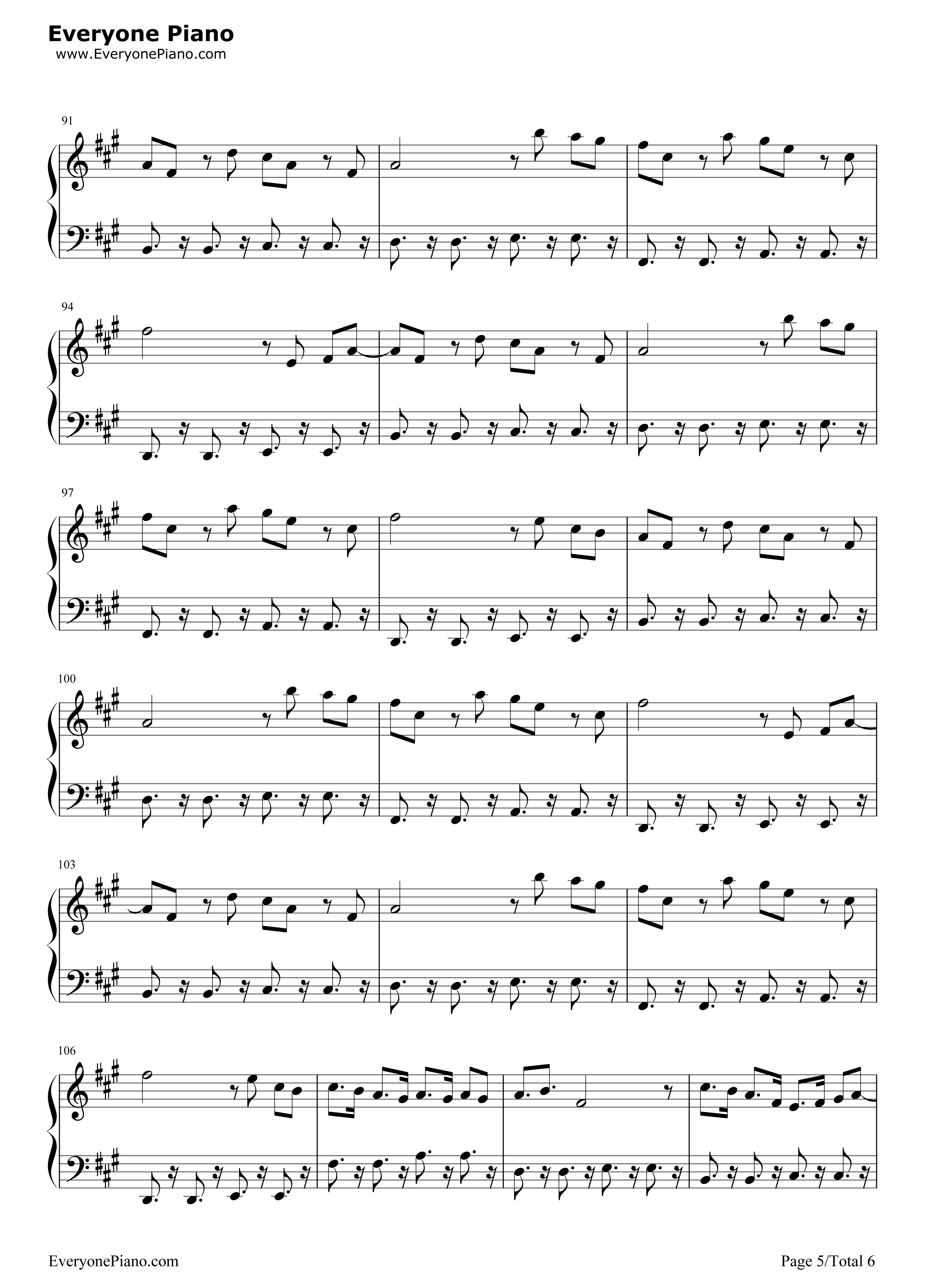 I_Could_Be_the_One钢琴谱_Avicii