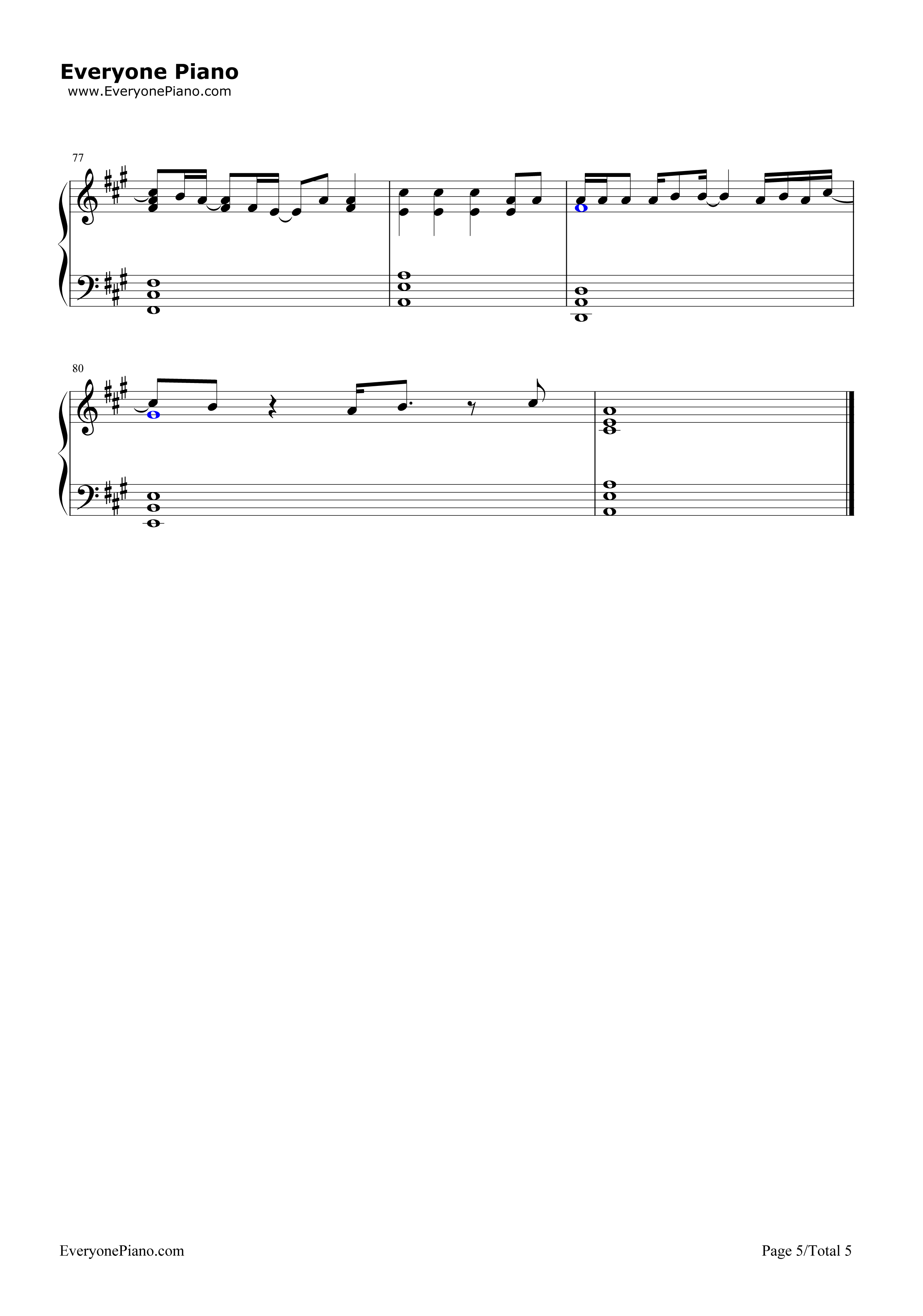 Wake_Me_Up钢琴谱_Ed_Sheeran