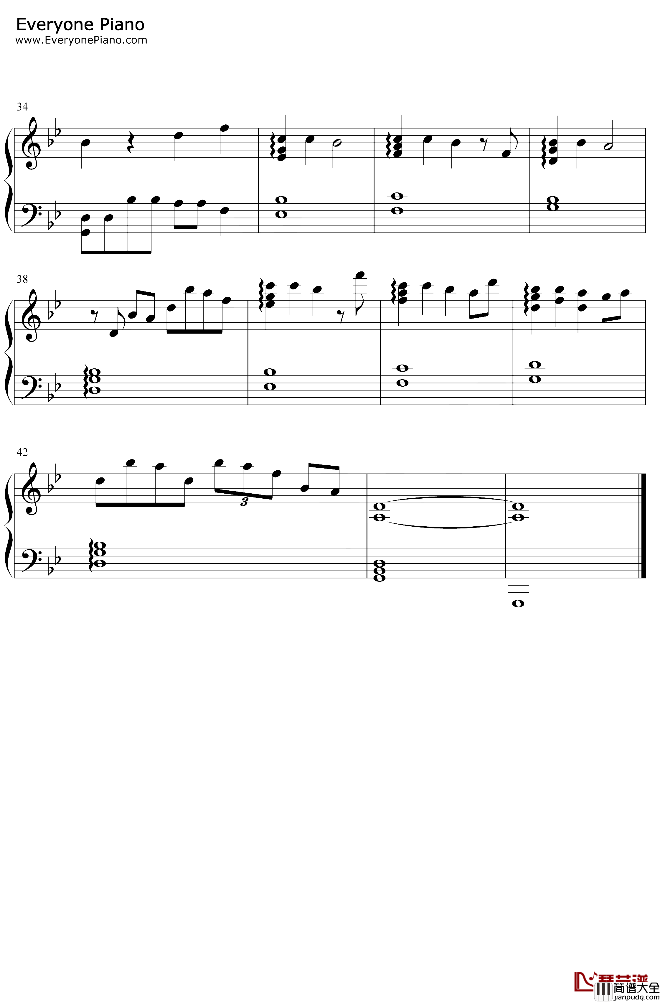 幻昼钢琴谱_Shirfine_柔情改编_Illusionary_Daytime_抖音催泪神曲
