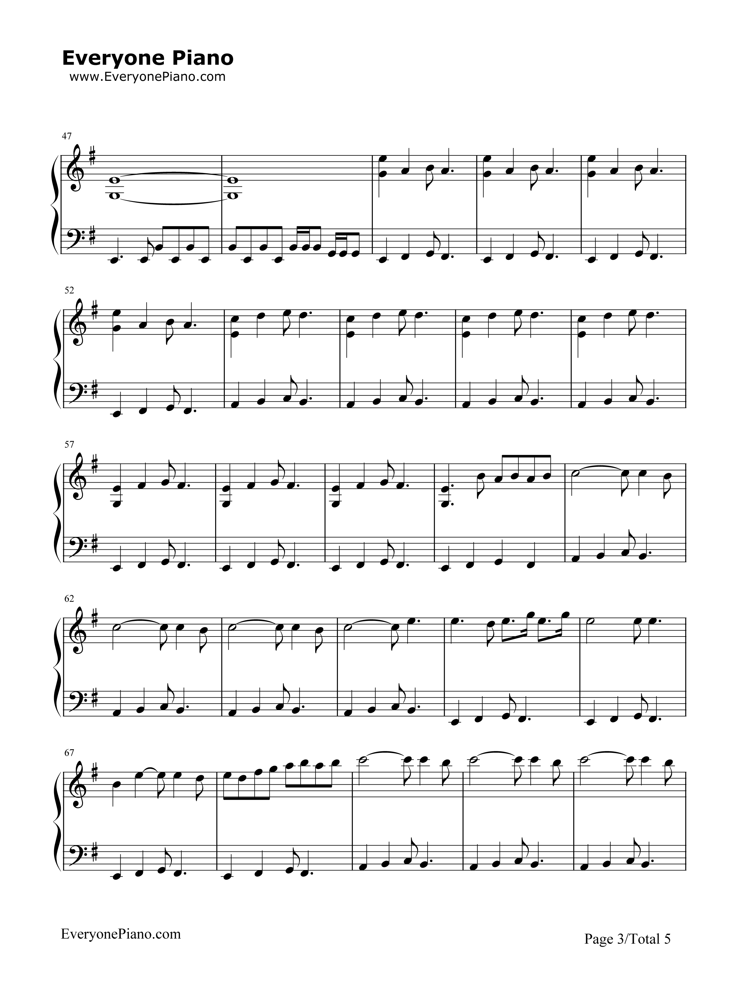 Hey_You钢琴谱_Pink_Floyd