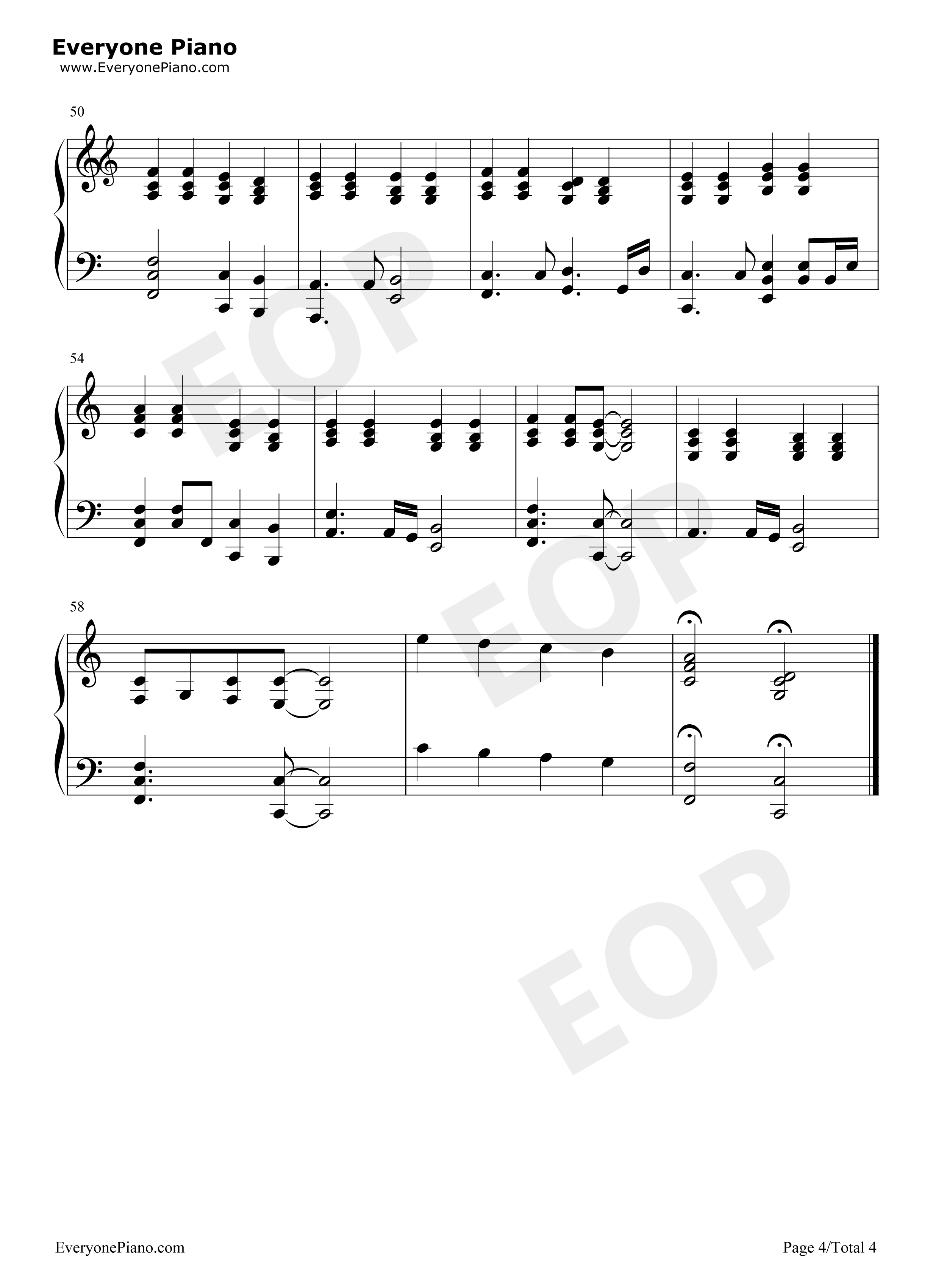 All_This_Time伴奏钢琴谱_OneRepublic