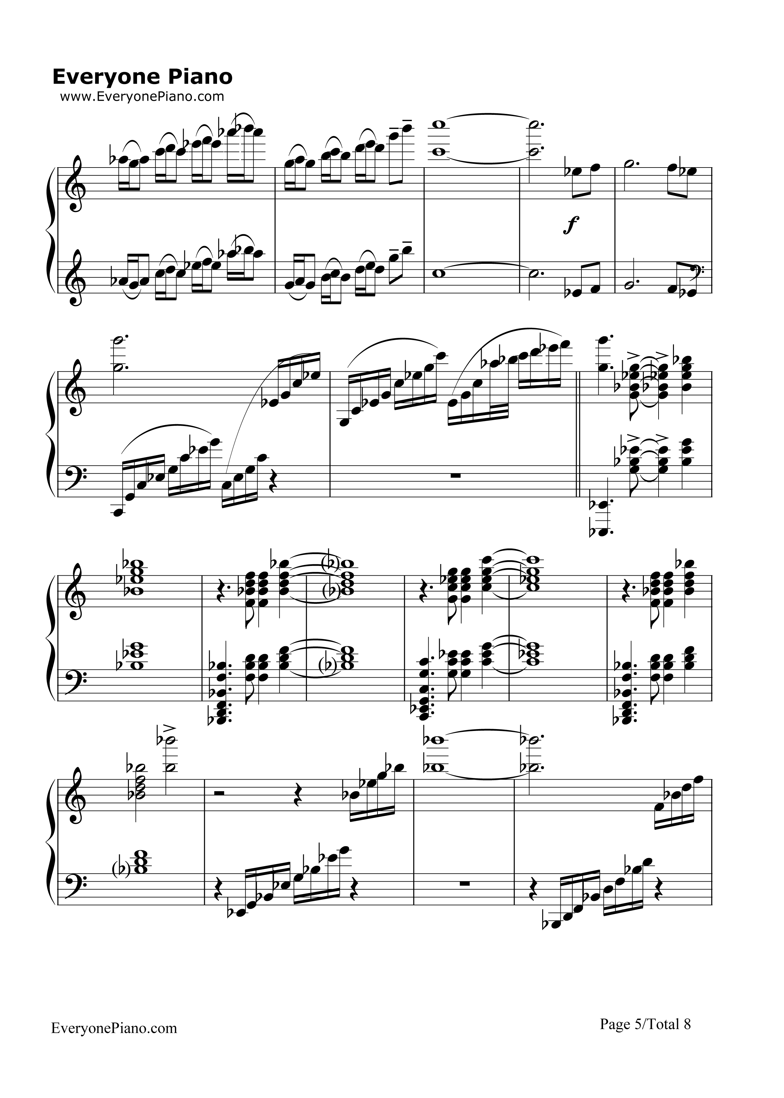 蜂鸟（Kolibre）钢琴谱_马克西姆_Maksim