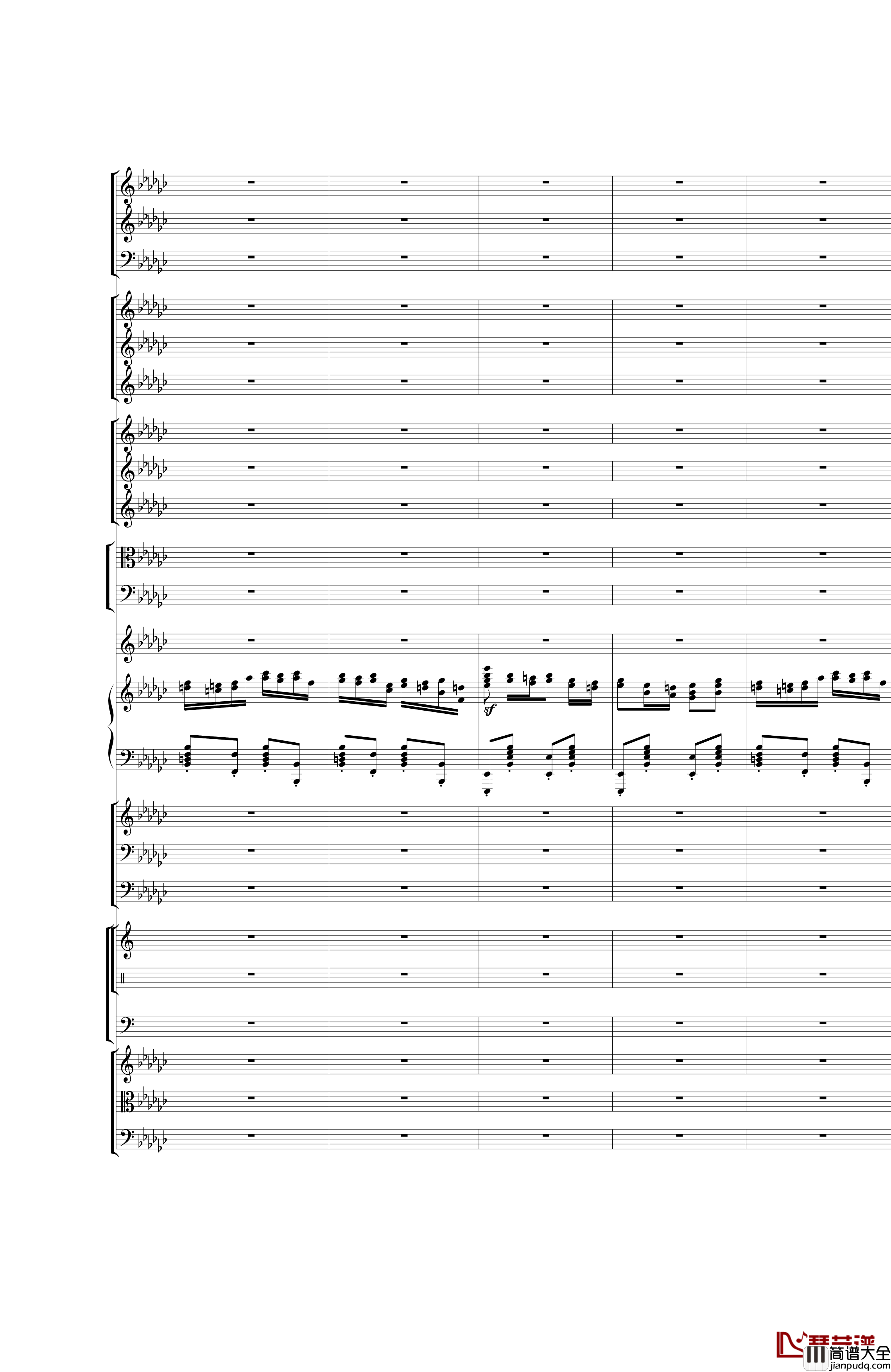 Piano_Concerto_No.3_in_E_Flat_minor钢琴谱_I.Moderto_热情而辉煌