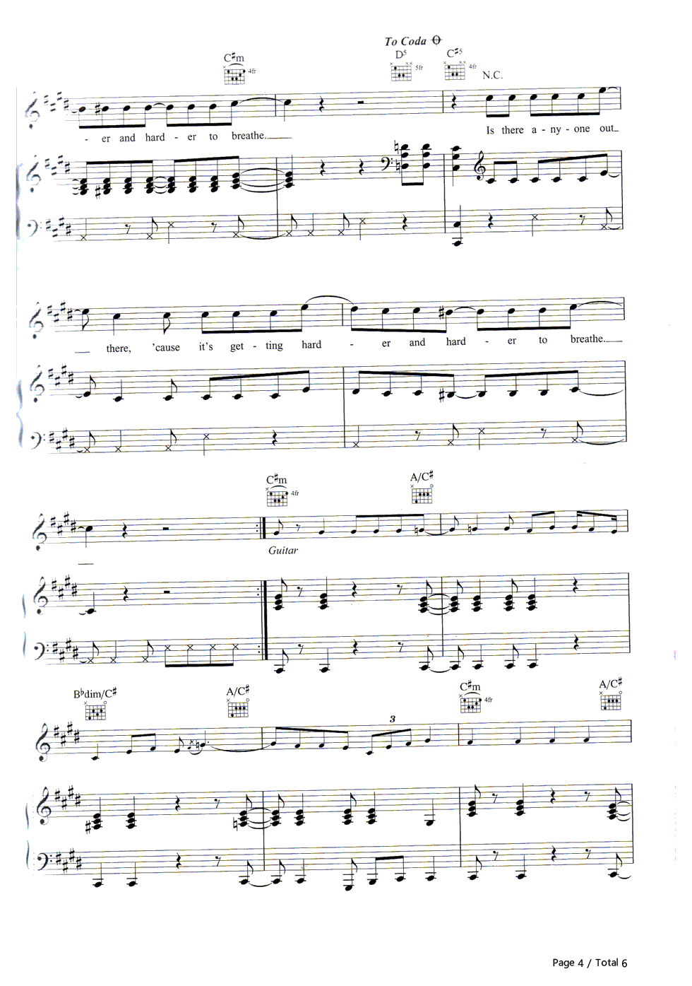 Harder_to_Breathe钢琴谱_Maroon_5