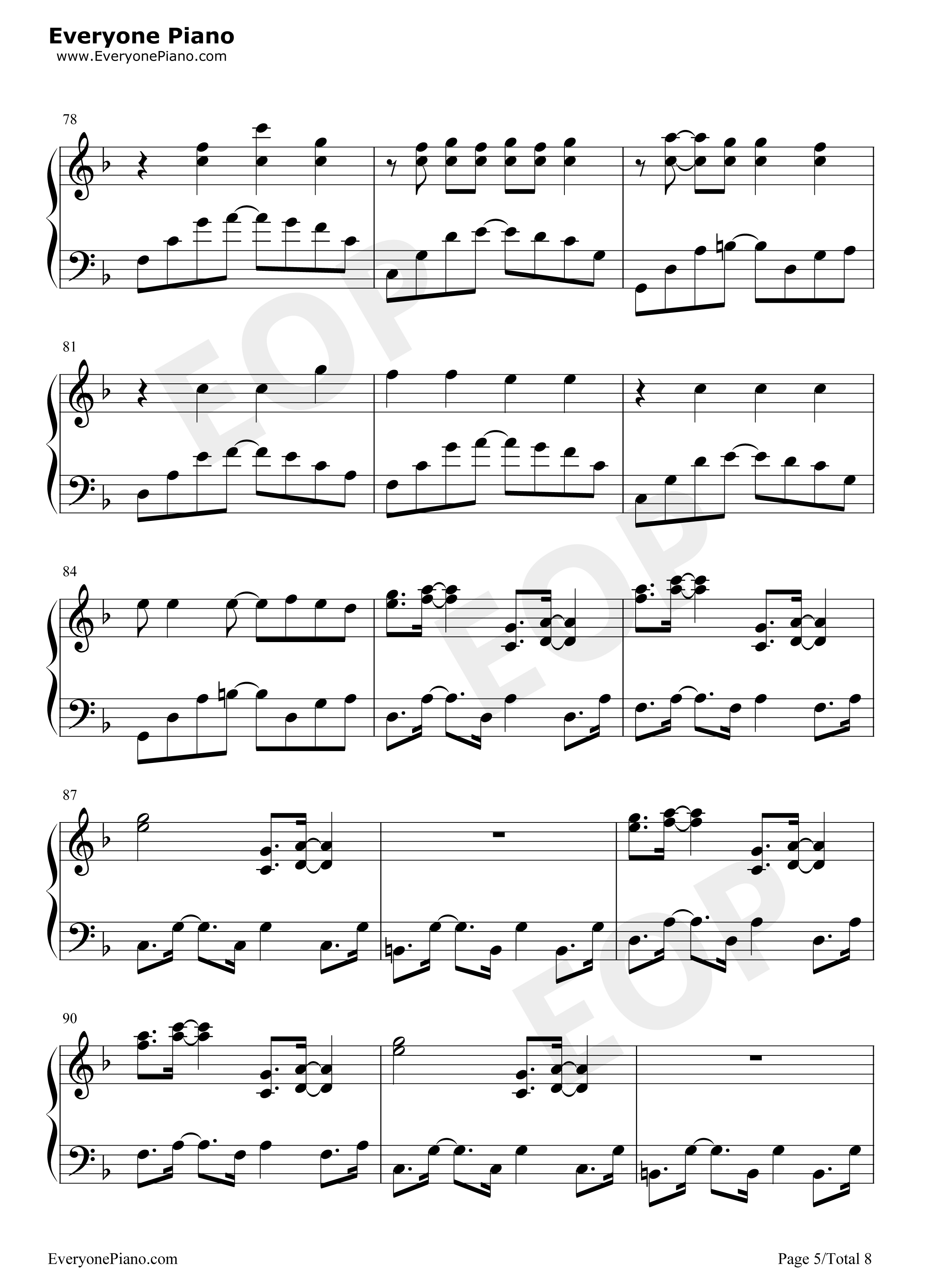 How_You_Remind_Me钢琴谱_Avril_Lavigne