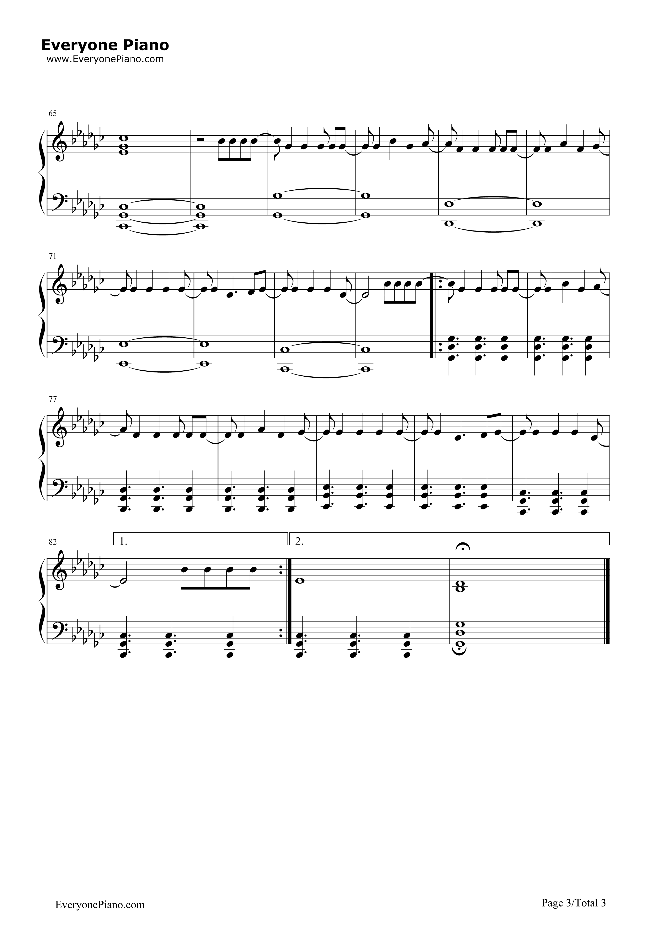 Heartbeat_Song钢琴谱_Kelly_Clarkson
