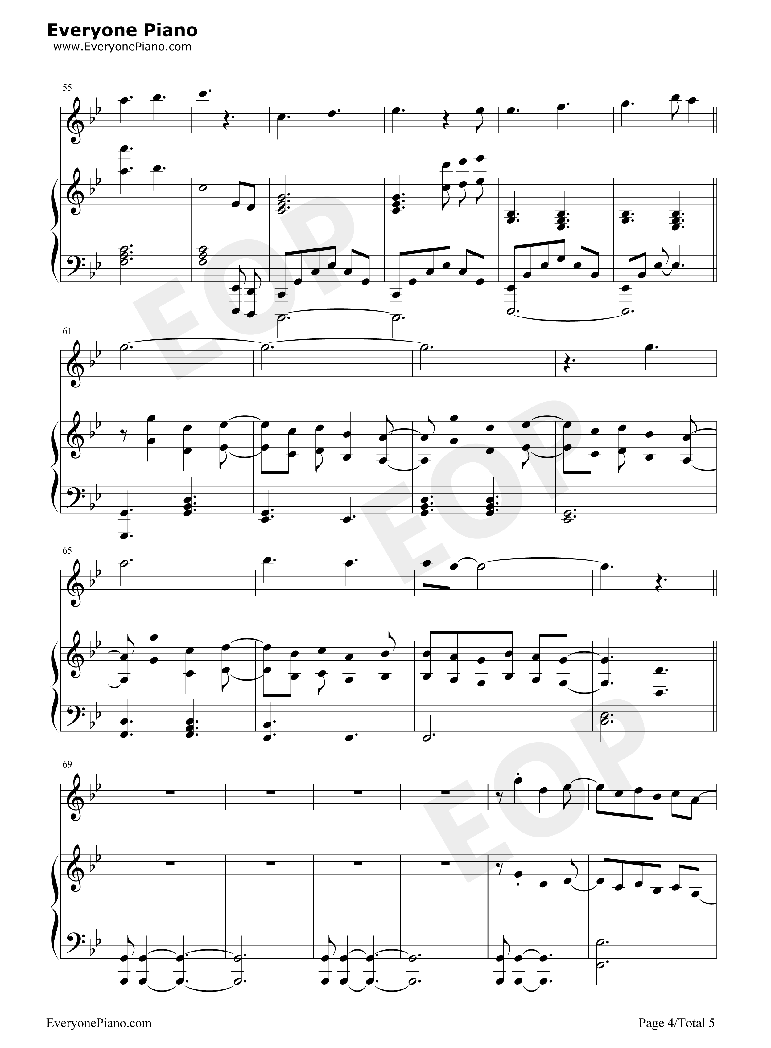 Scream钢琴谱_Sergey_Lazarev