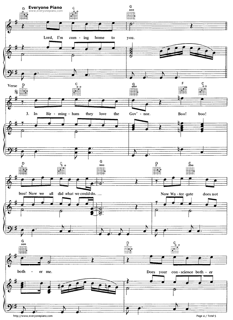 Sweet_Home_Alabama钢琴谱_Lynyrd_Skynyrd