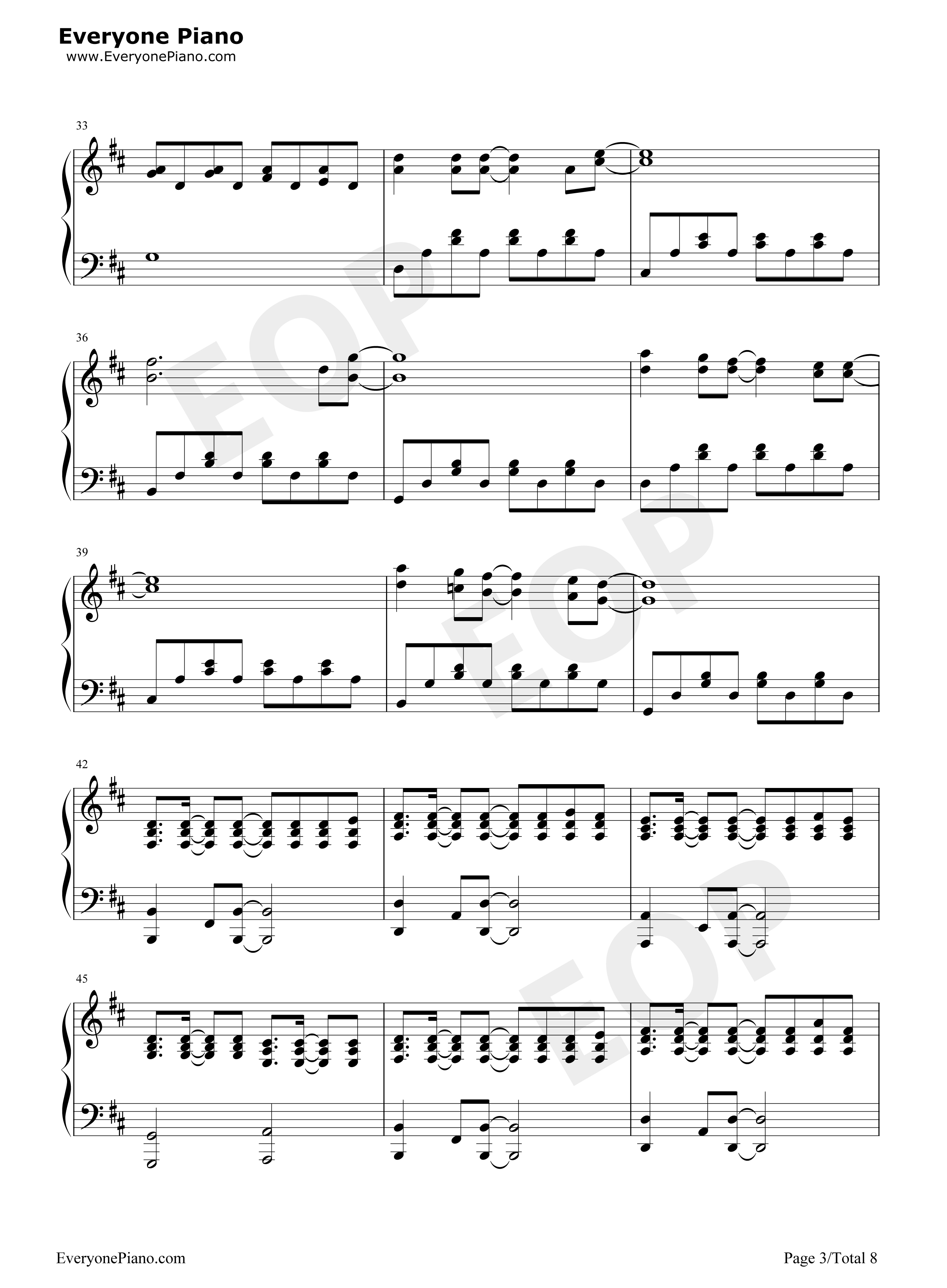 Because_of_You钢琴谱_The_Piano_Guys