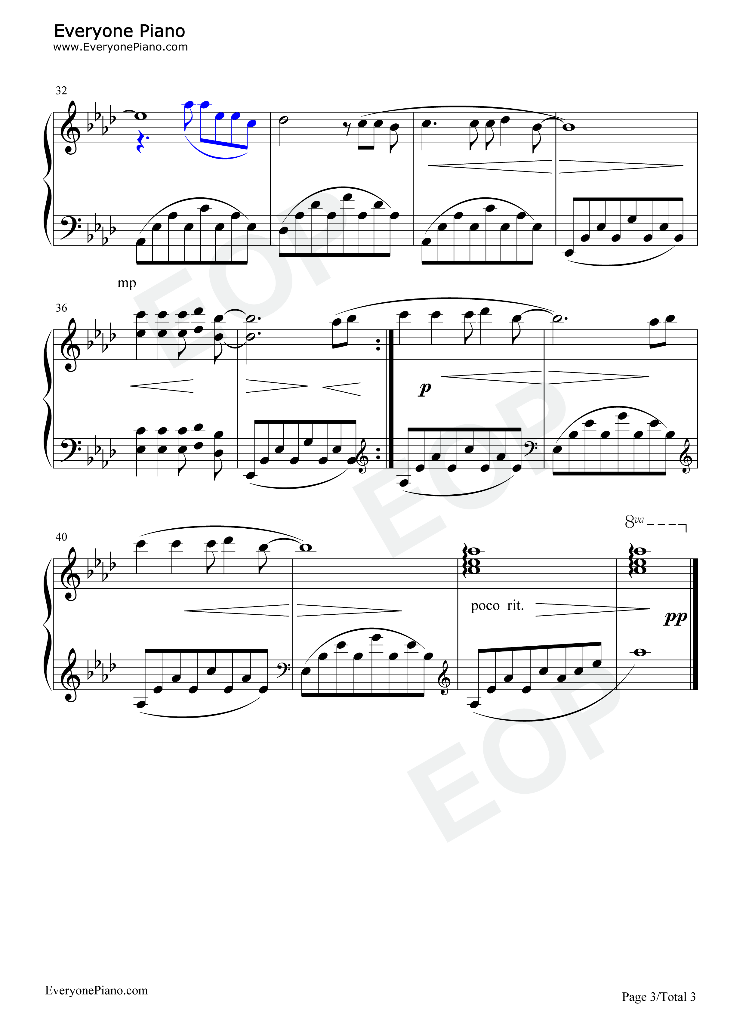 Yesterday_Once_More钢琴谱_The_Carpenters