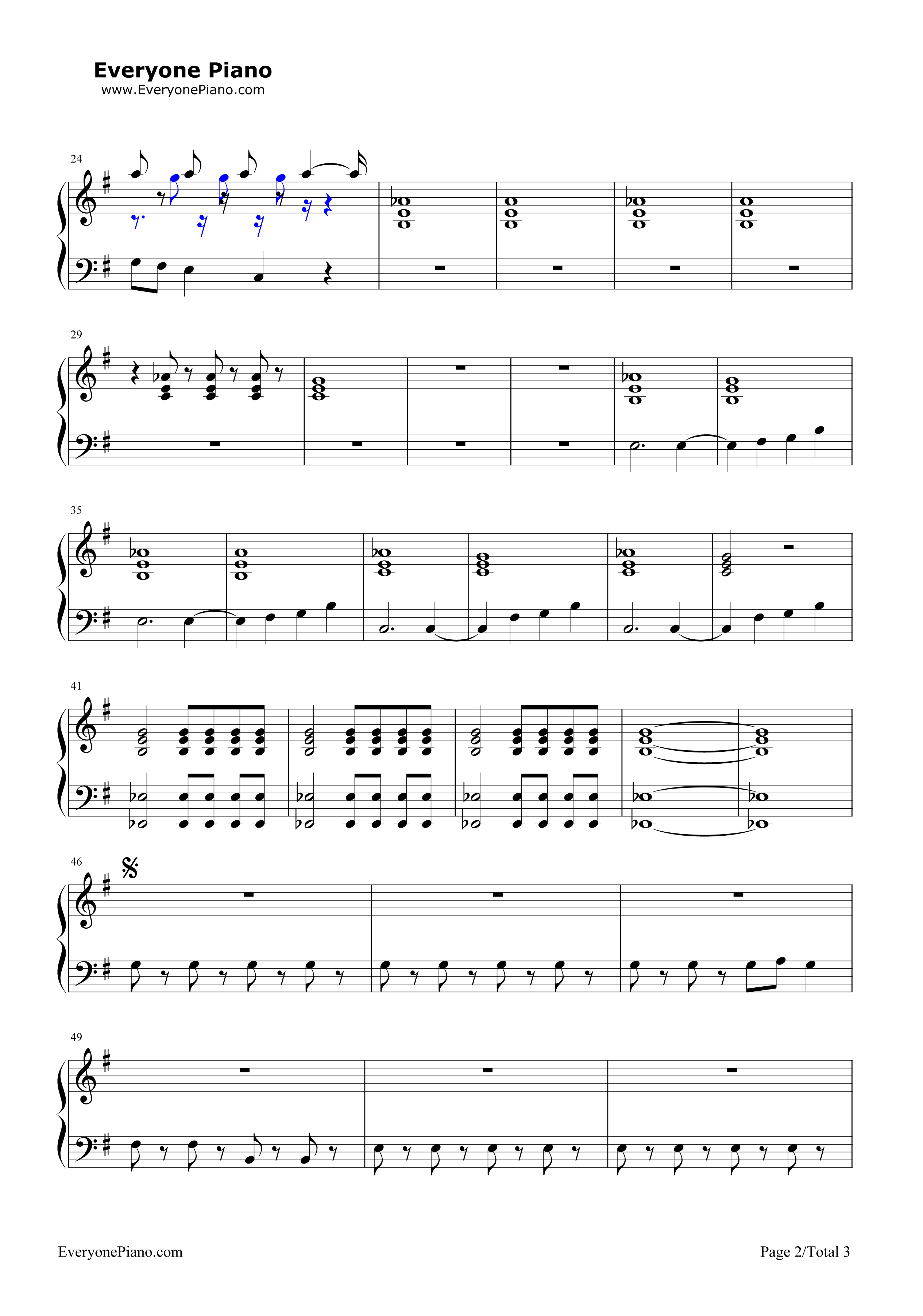 Ode_to_Sleep钢琴谱_Twenty_One_Pilots
