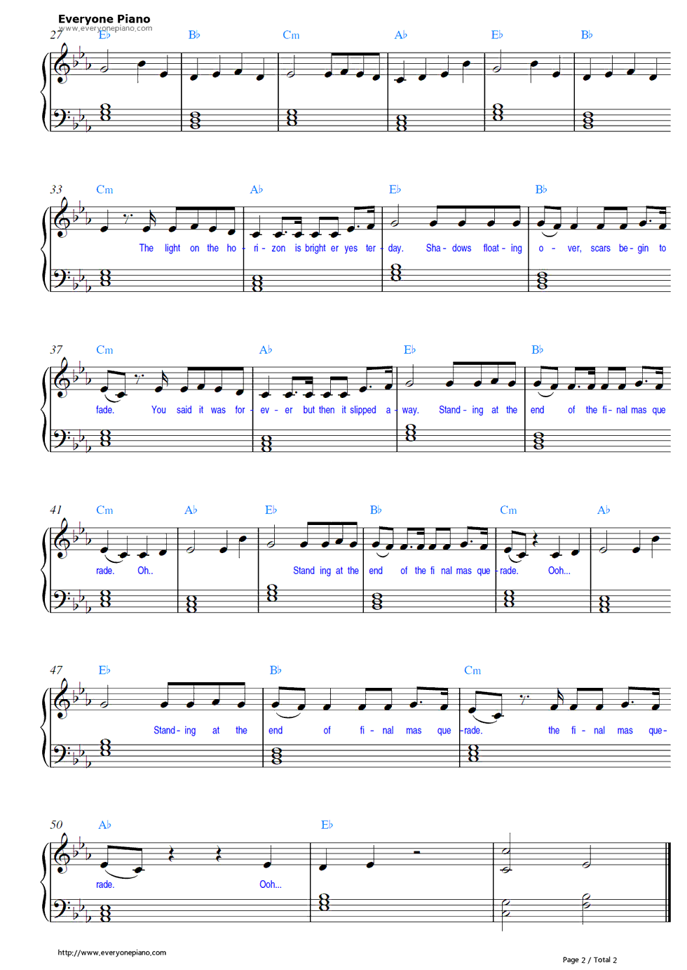 Final_Masquerade钢琴谱_Linkin_Park