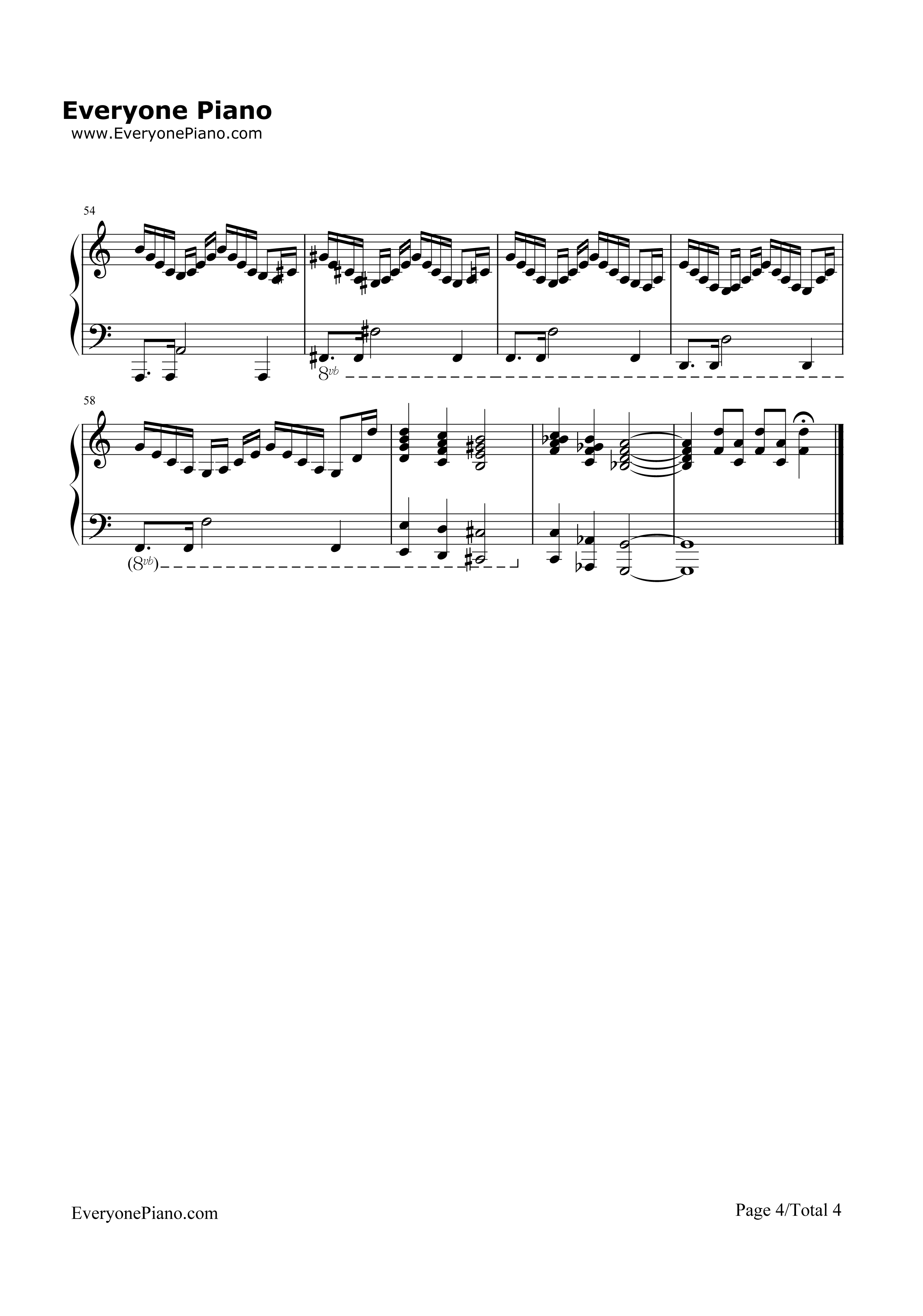 Nobody_Not_Really钢琴谱_Alicia_Keys