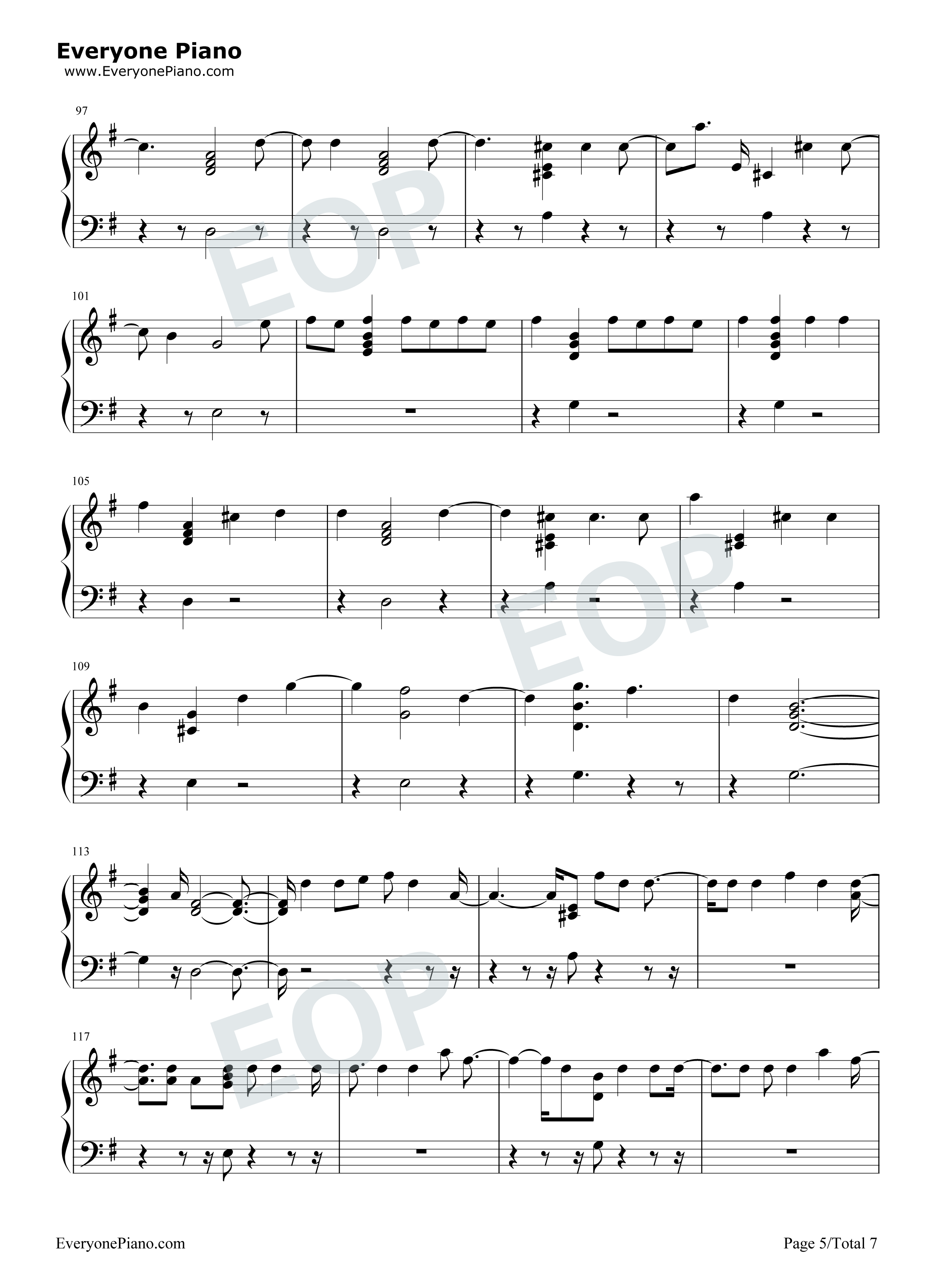 Getaway_Car钢琴谱_Taylor_Swift