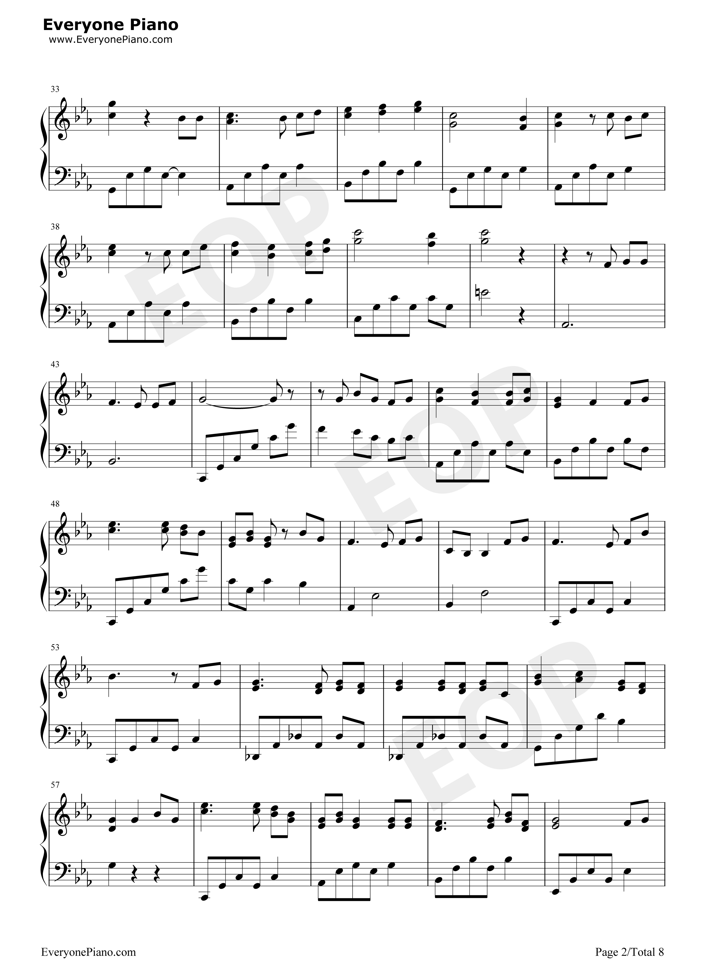 四季折の羽钢琴谱_鏡音リン__鏡音レン