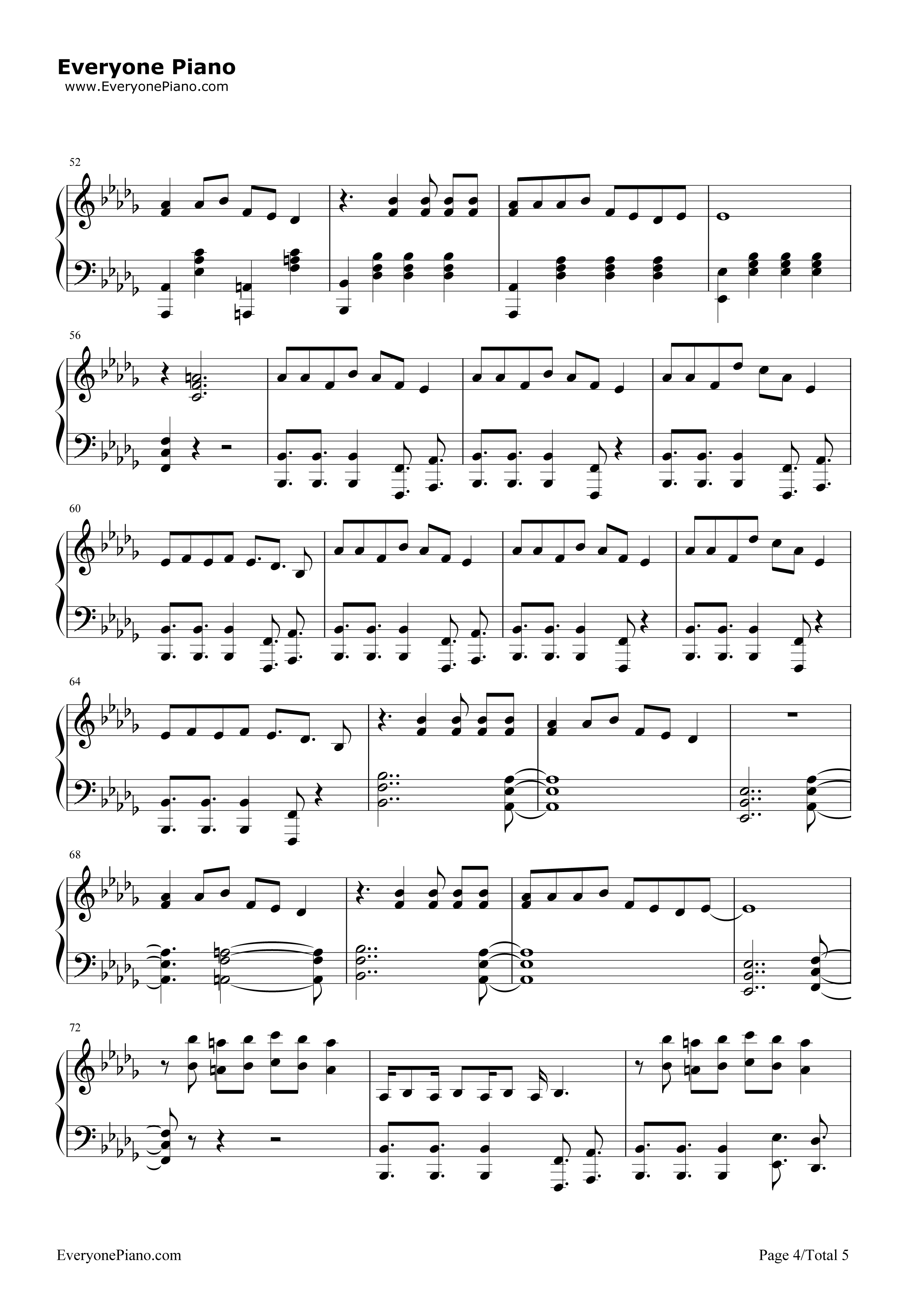Victorious钢琴谱_Panic_at_the_Disco