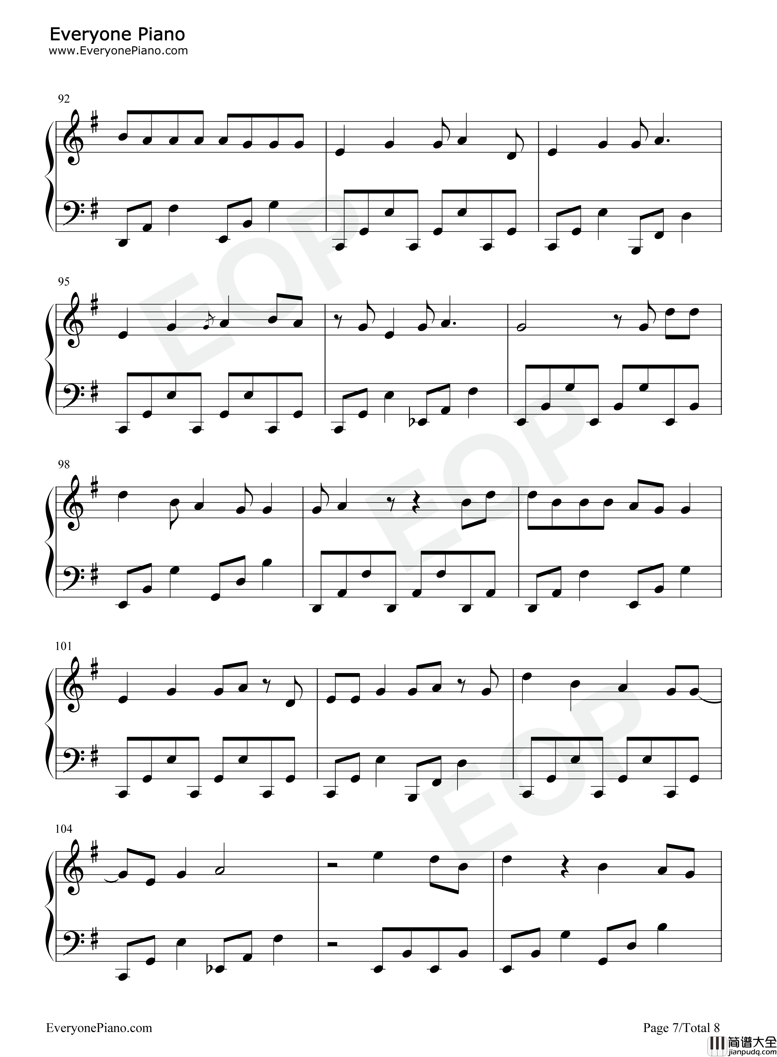 2step钢琴谱_Ed_Sheeran_Lil_Baby